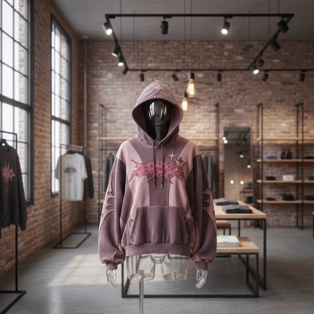 Y2K Grunge Pullover Hoodies for Women