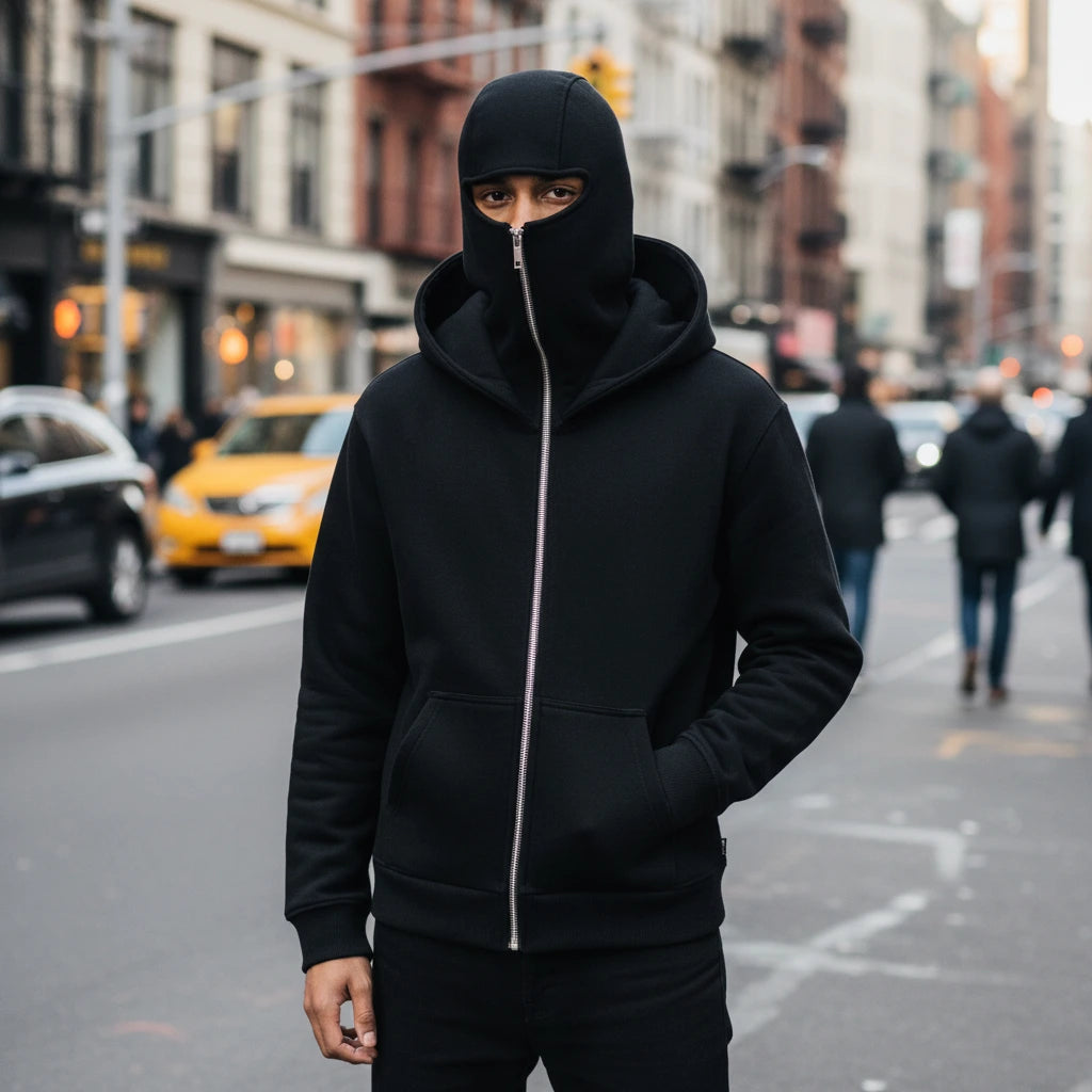 UrbanEdge Double Hood Cardigan