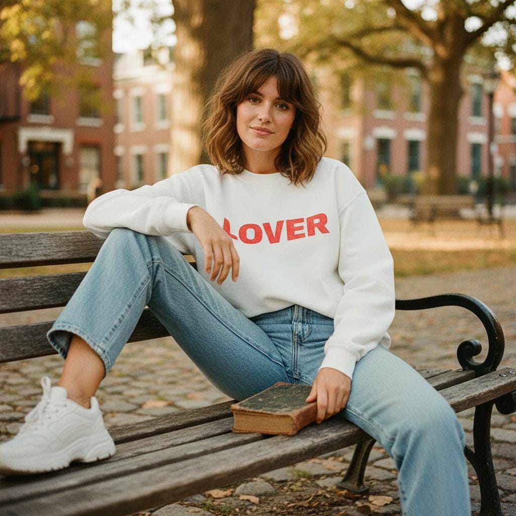 Be In Love City Sweatshirt Embroidered Limited Edition