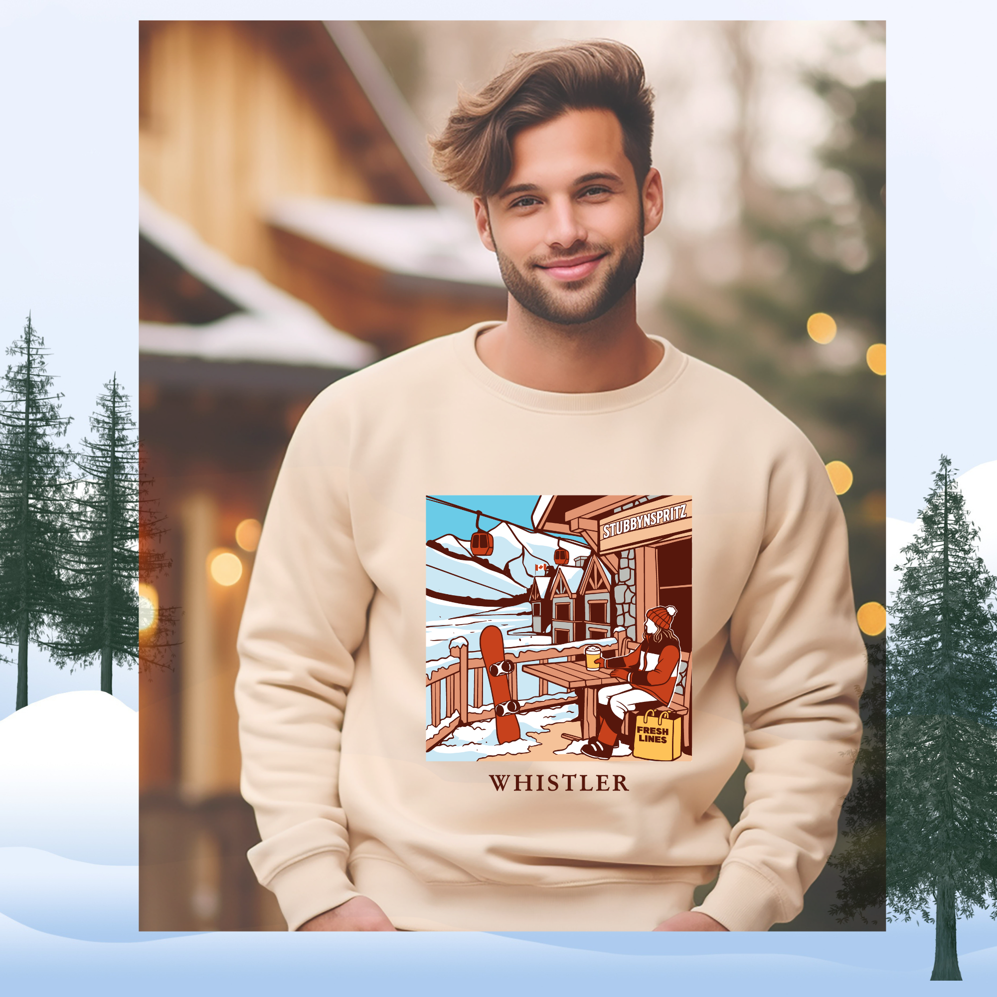 Whistler Sweatshirt Cotton Polyester Collection Limited