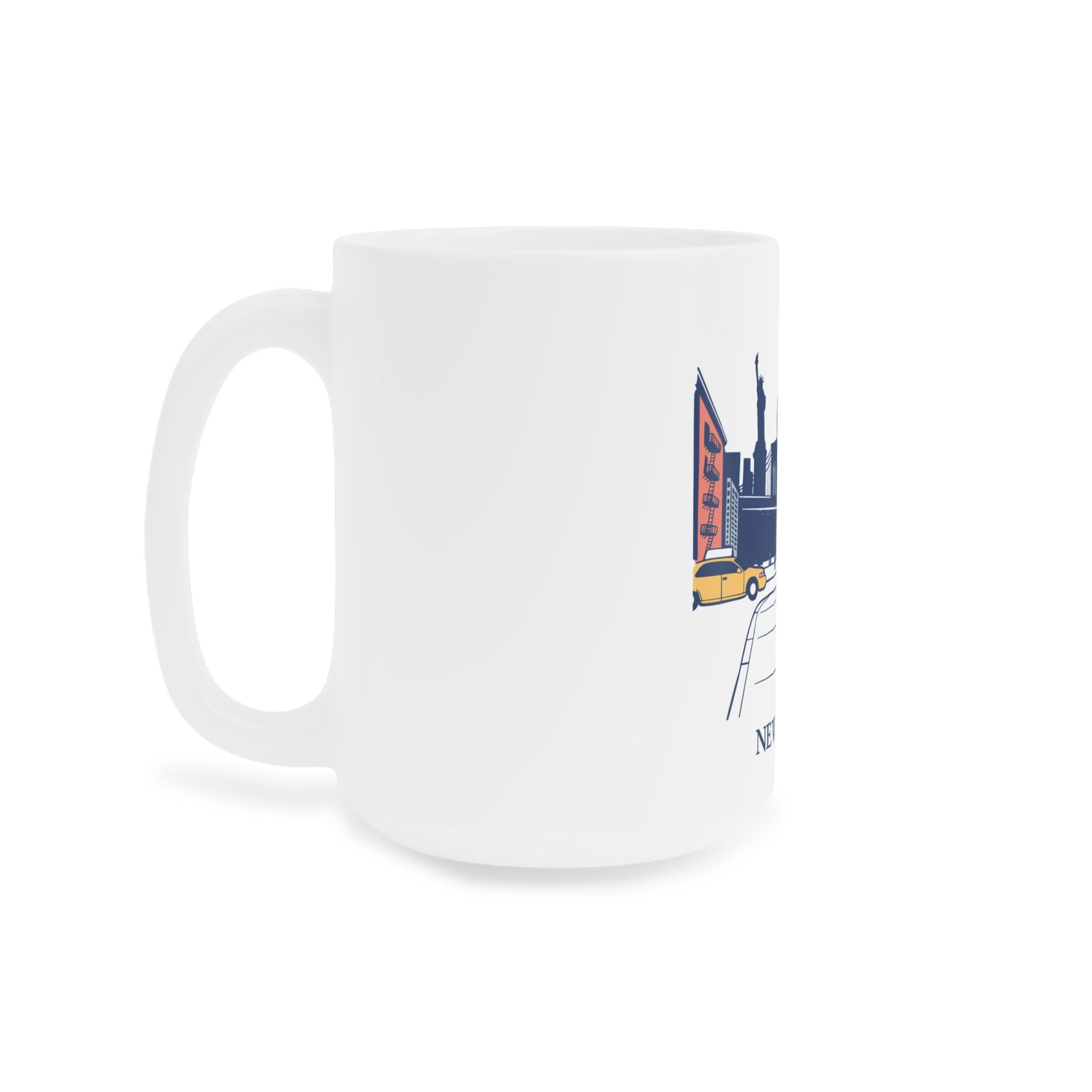 New York Cafe Ceramic Coffee Mug Limited Edition