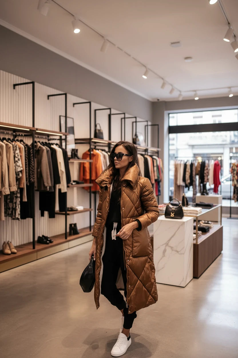 Plus Size Winter Long Fashion Coat