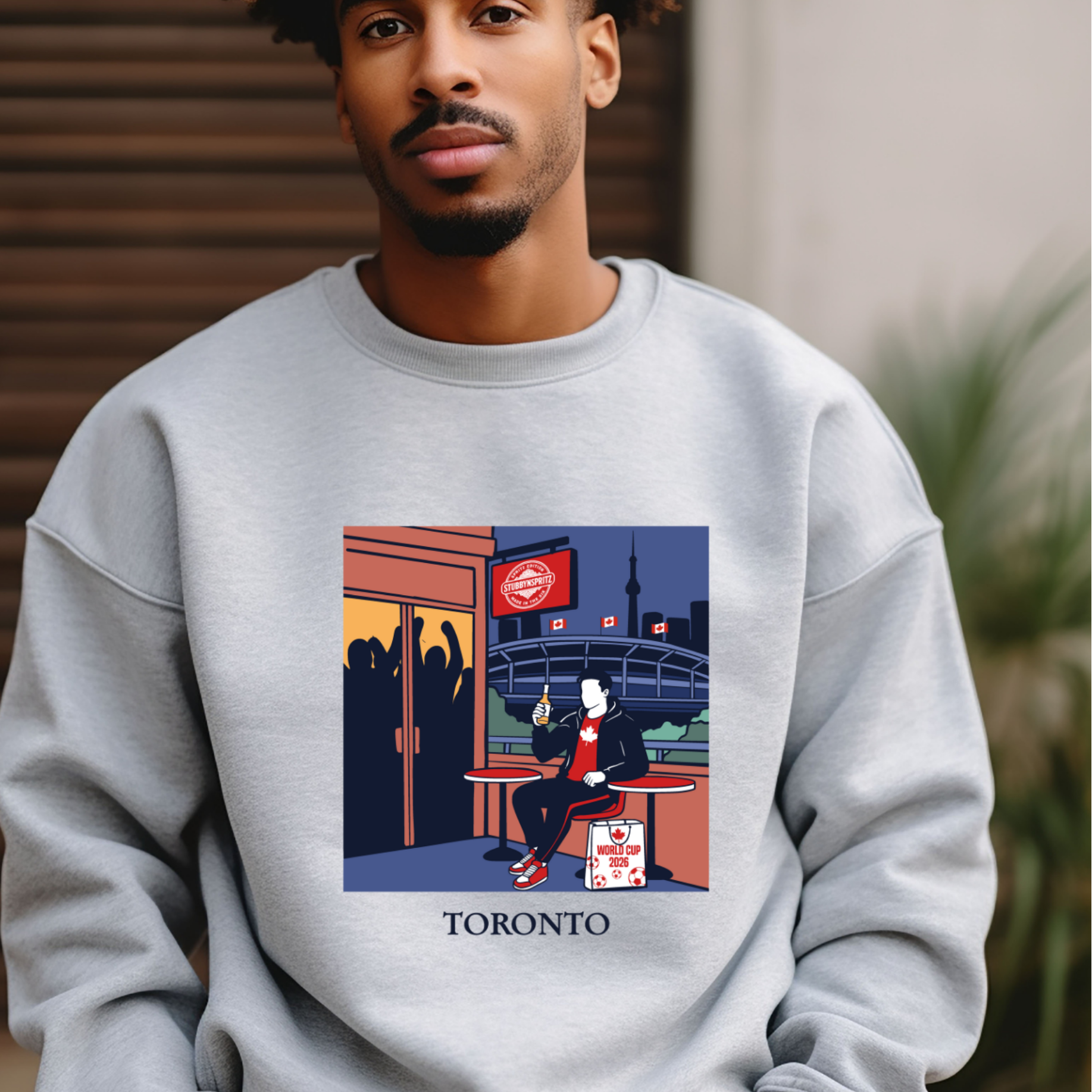 Premium Cotton Sweatshirt World Cup Toronto 2026 Limited Edition Authentic Collection