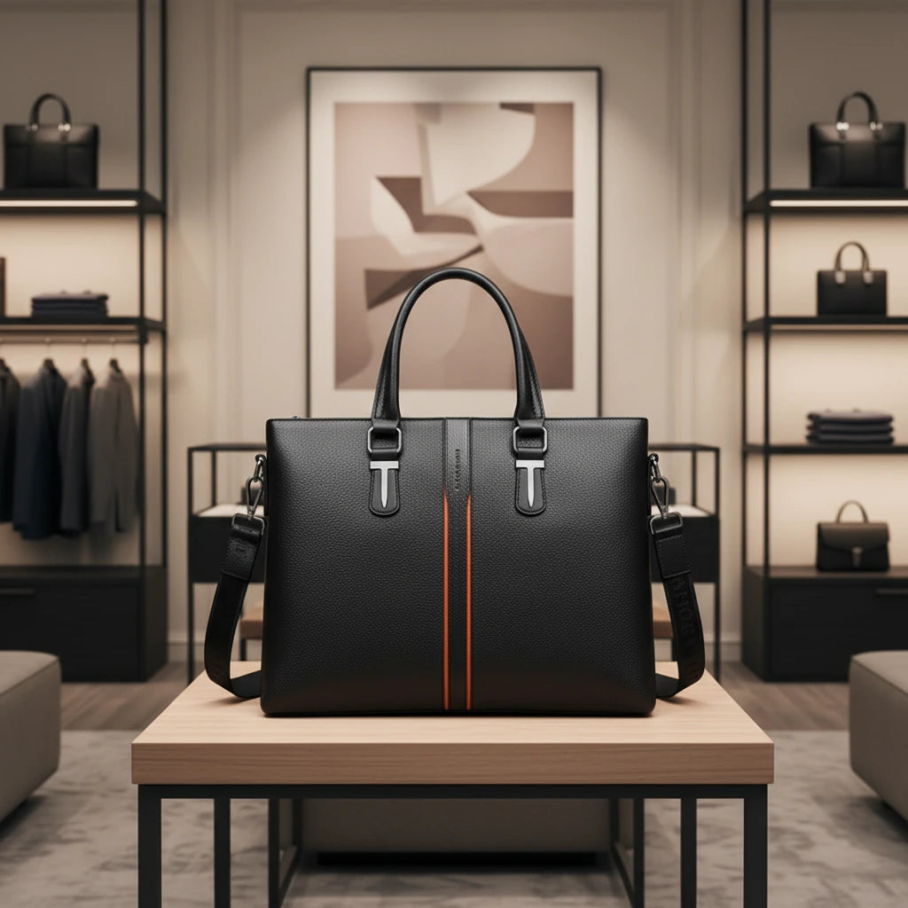 Premium Leather Tote And Crossbody Bag From The Leather Collection Limited Edition