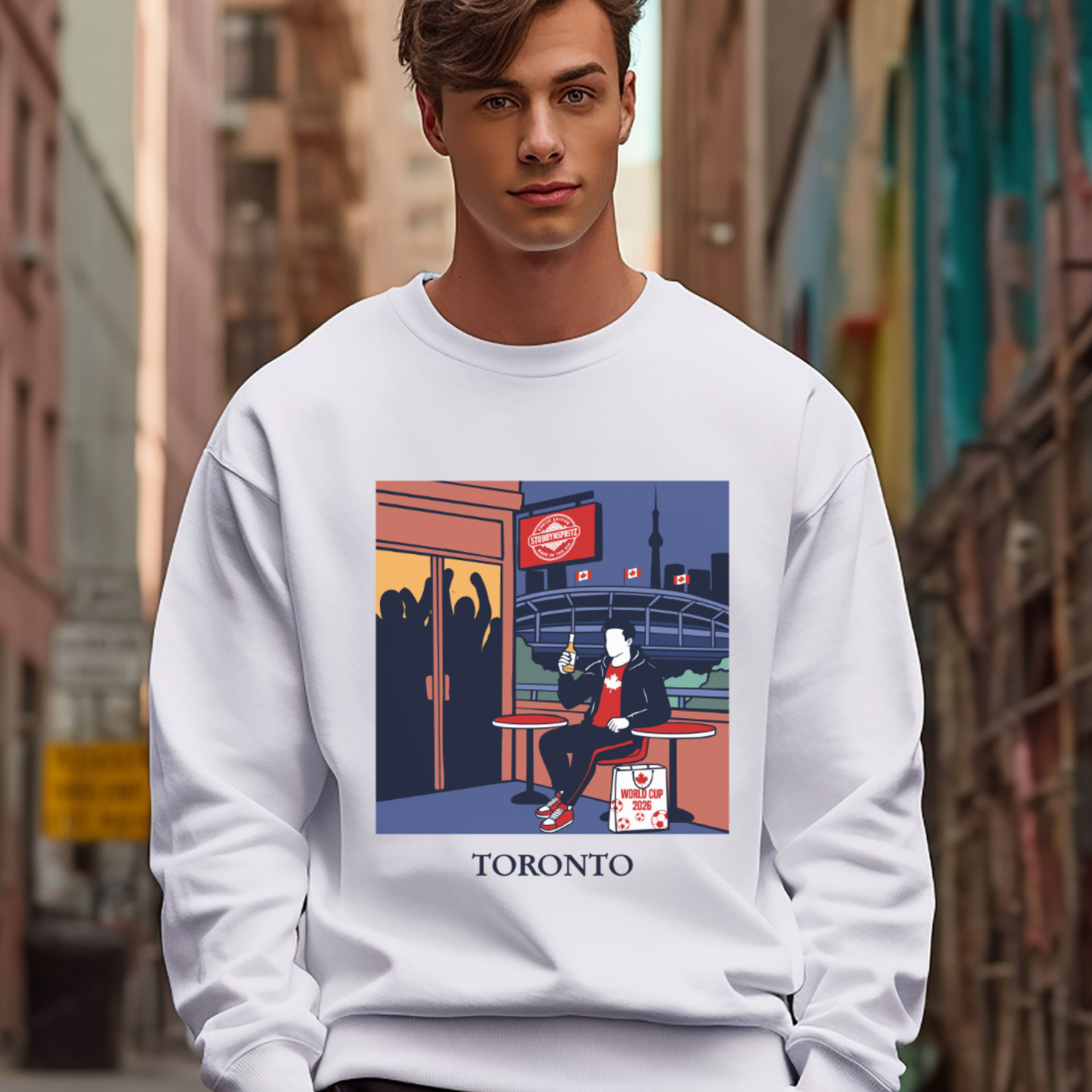 Premium Cotton Sweatshirt World Cup Toronto 2026 Limited Edition Authentic Collection