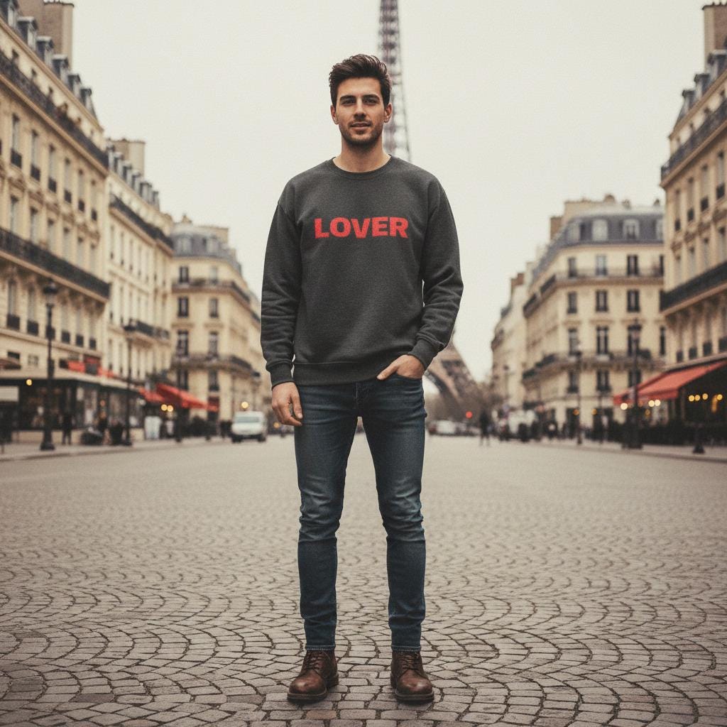 Be In Love City Sweatshirt Embroidered Limited Edition