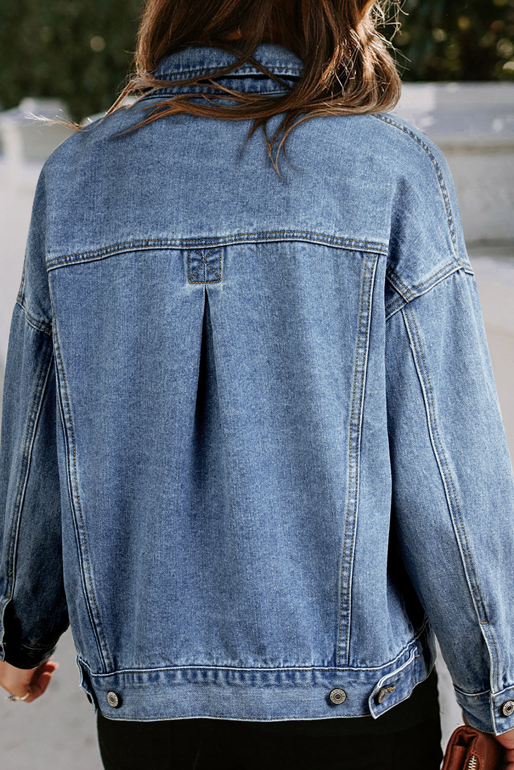 Premium Denim Jacket Oversized Light Blue Limited Edition