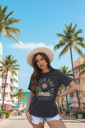 Rise With the Sun Graphic Tee by Stubby & Spritz – Western City Style