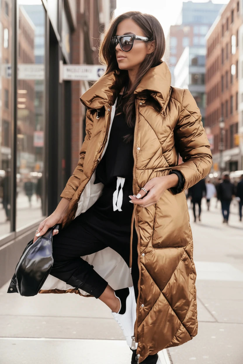 Plus Size Winter Long Fashion Coat