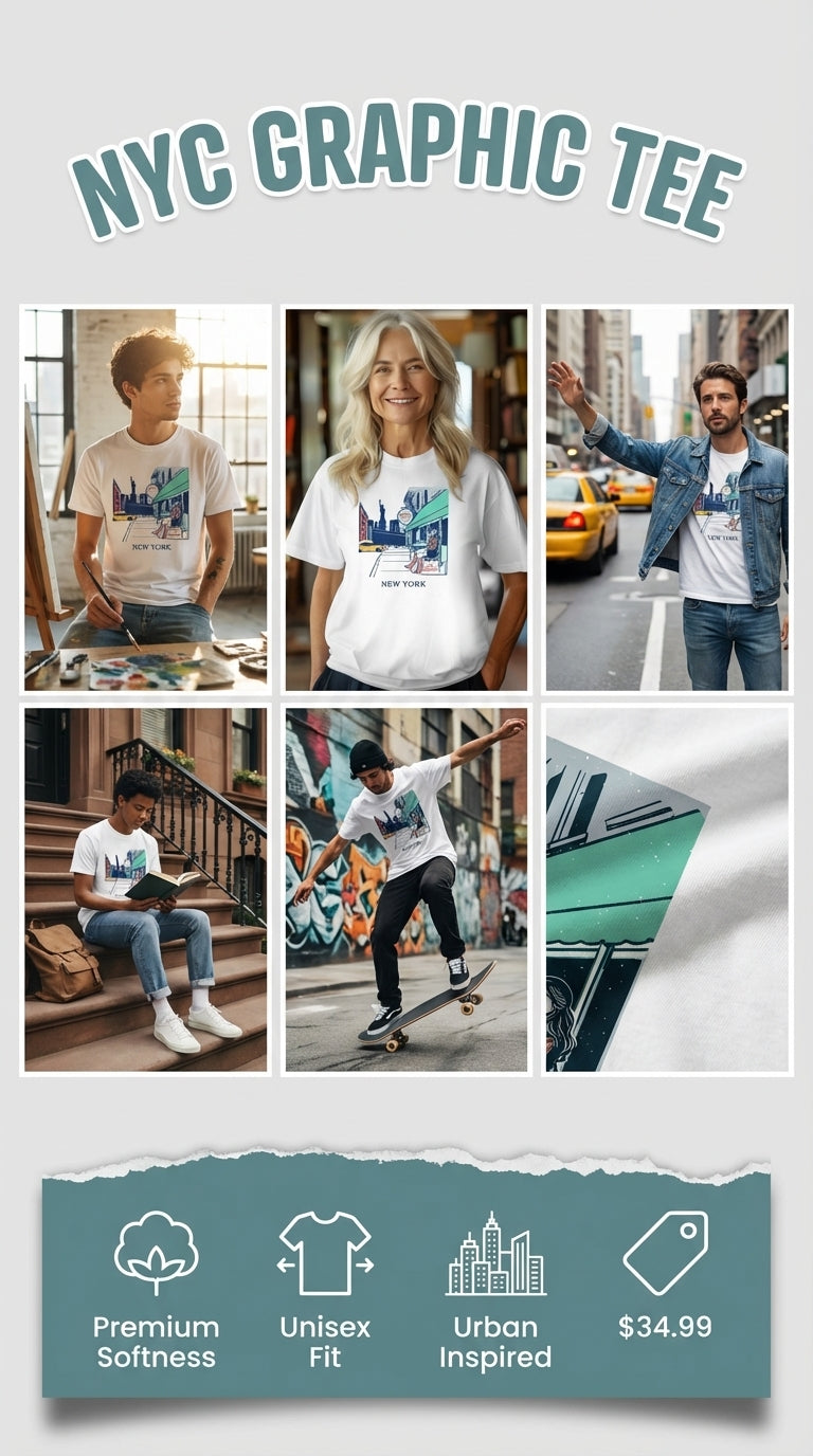 Supima Cotton NYC Tee City Collection Exclusive