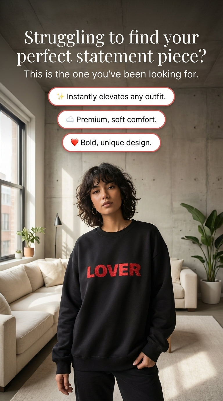 Be In Love City Sweatshirt Embroidered Limited Edition