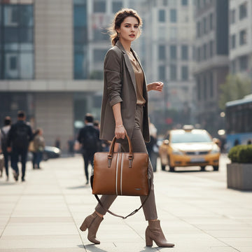 Premium Leather Tote And Crossbody Bag From The Leather Collection Limited Edition