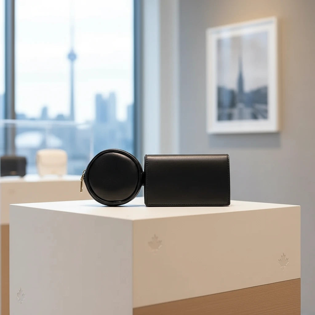 Genuine Leather Mini Wallet And Fanny Pack Limited Release For Refined Everyday Carry