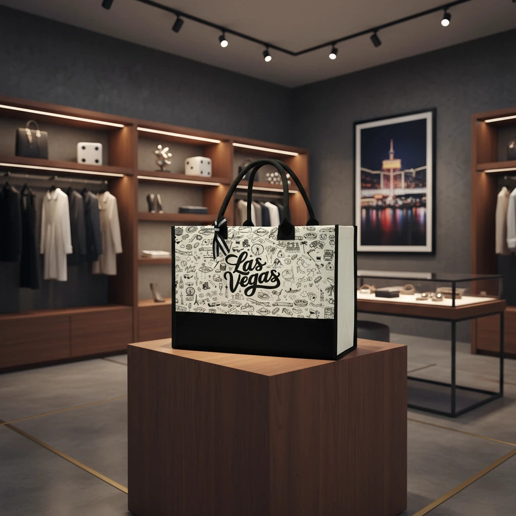 Las Vegas Gifts Canvas Tote Bag Las Vegas Souvenir Girls Trip Gifts Favors Las Vegas Weekender Bags for Women Bride Sister Las Vegas Lover Friends Reusable Beach Bag Shopping Bags Vacation Christmas