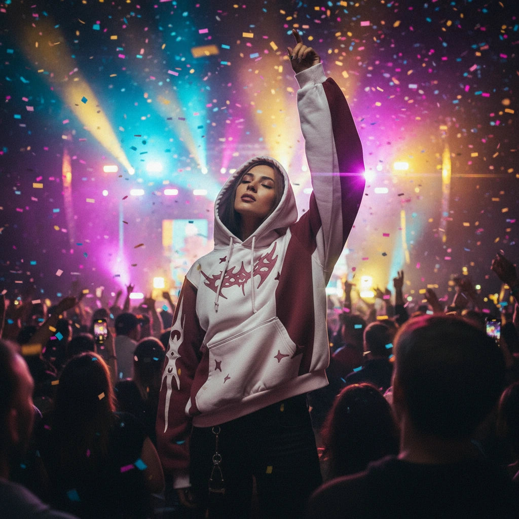 Y2K Grunge Pullover Hoodies for Women