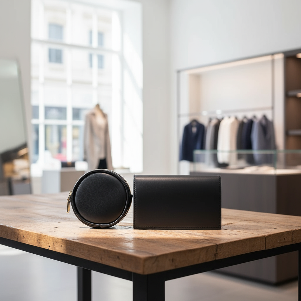 Genuine Leather Mini Wallet And Fanny Pack Limited Release For Refined Everyday Carry