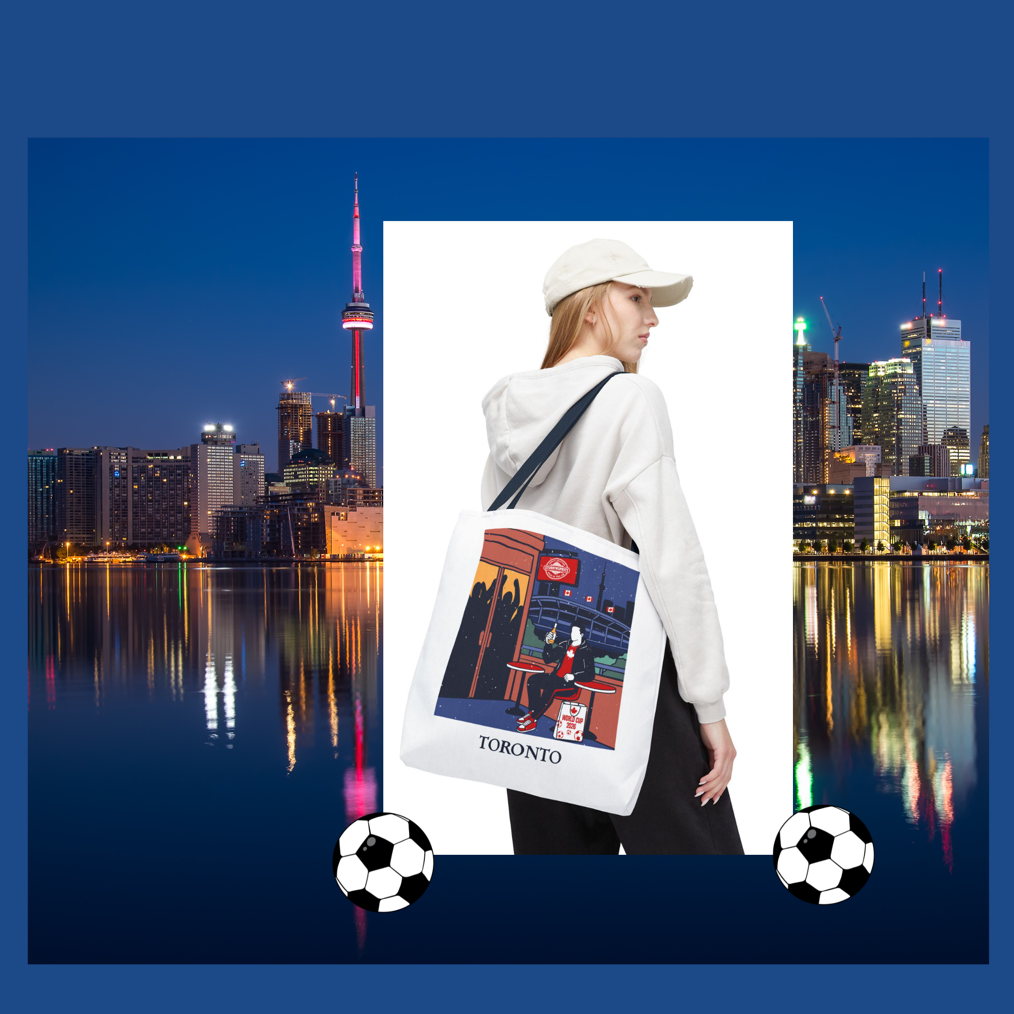 World Cup 2026 Toronto Tote Bag: City Lifestyle Accessory