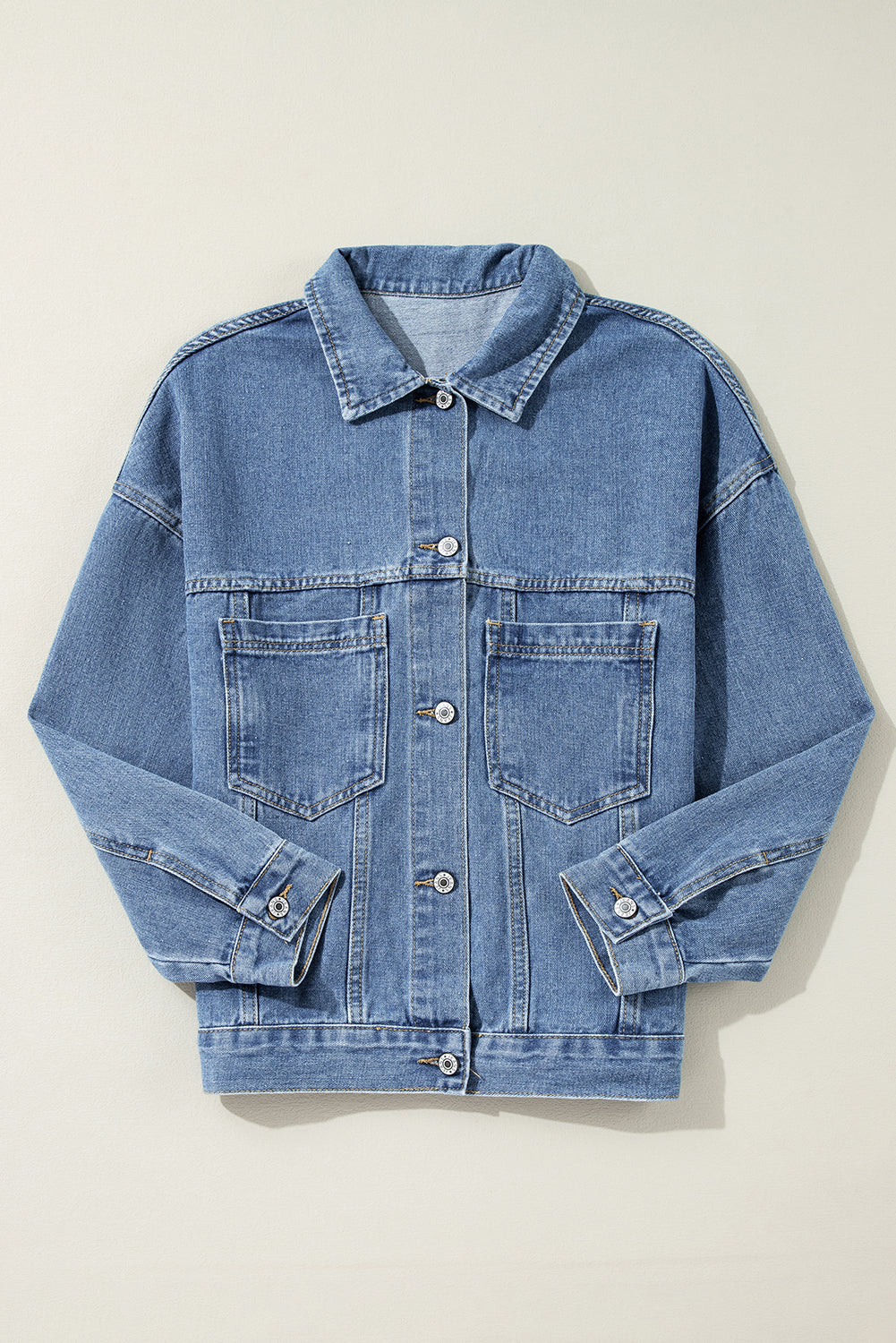 Premium Denim Jacket Oversized Light Blue Limited Edition