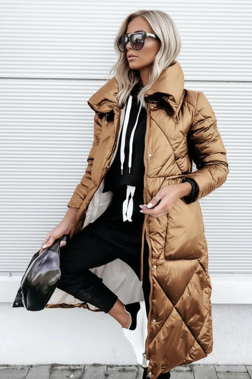 Plus Size Winter Long Fashion Coat