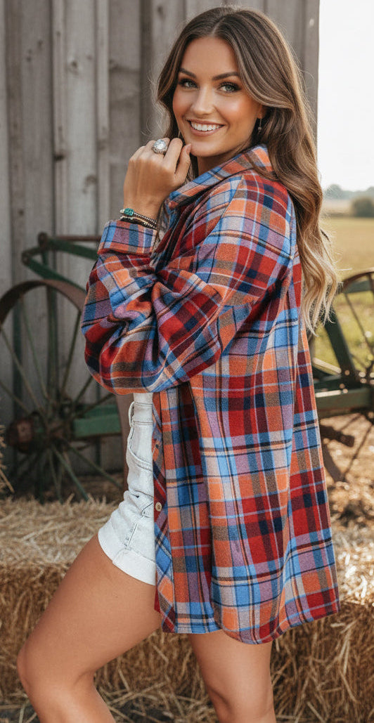 Vintage Plaid Shirt Luxe Cotton Limited Edition