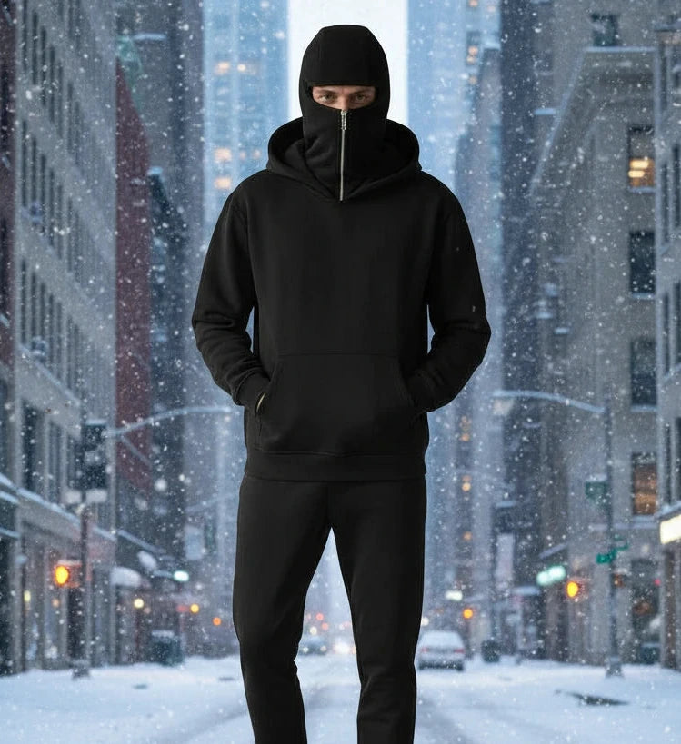 UrbanEdge Double Hood Cardigan Luxe Collection Elite Exclusive Edition For Urban Layering