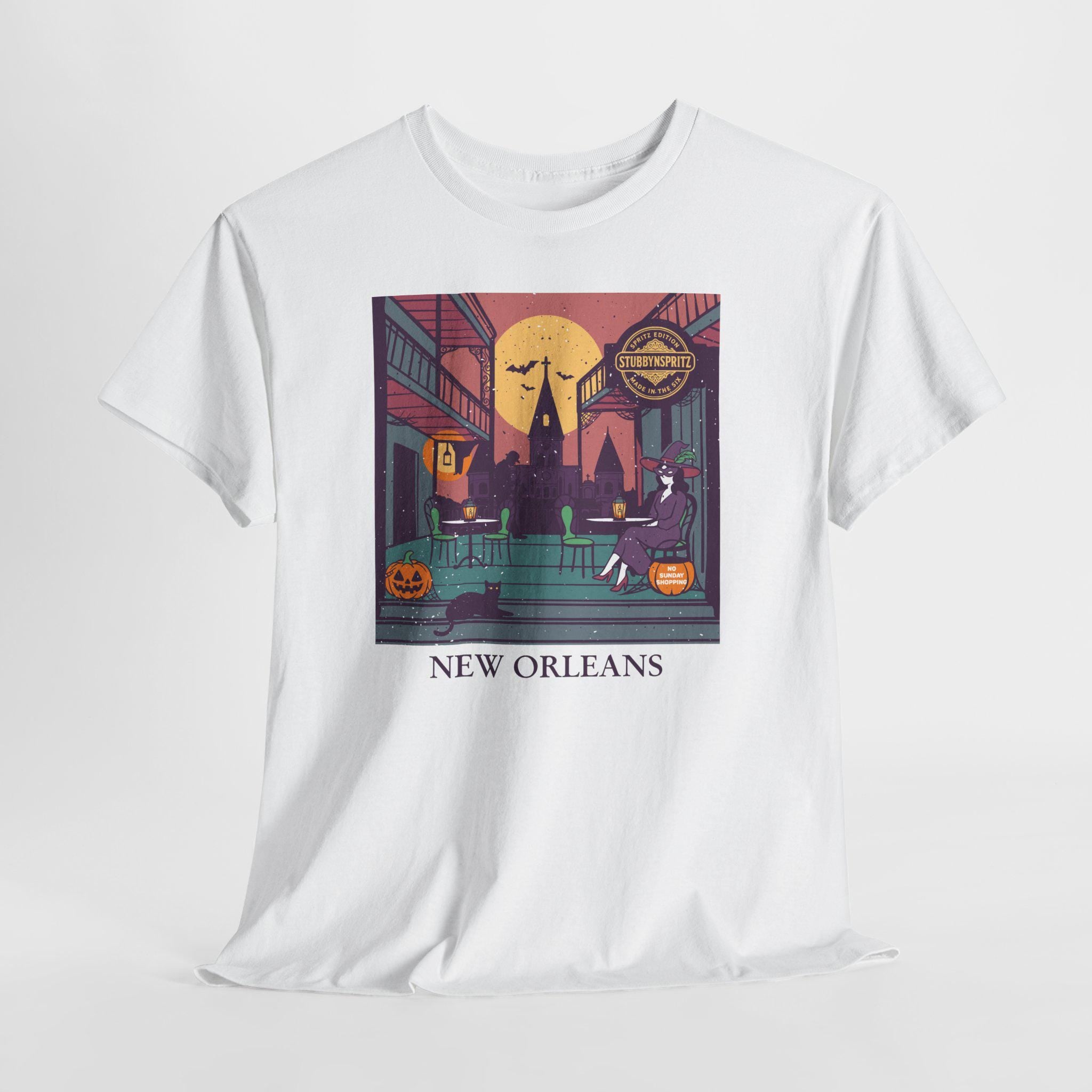 New Orleans T-Shirt Retro City Café Tee | Mens Vintage Streetwear | Casual Travel Gift