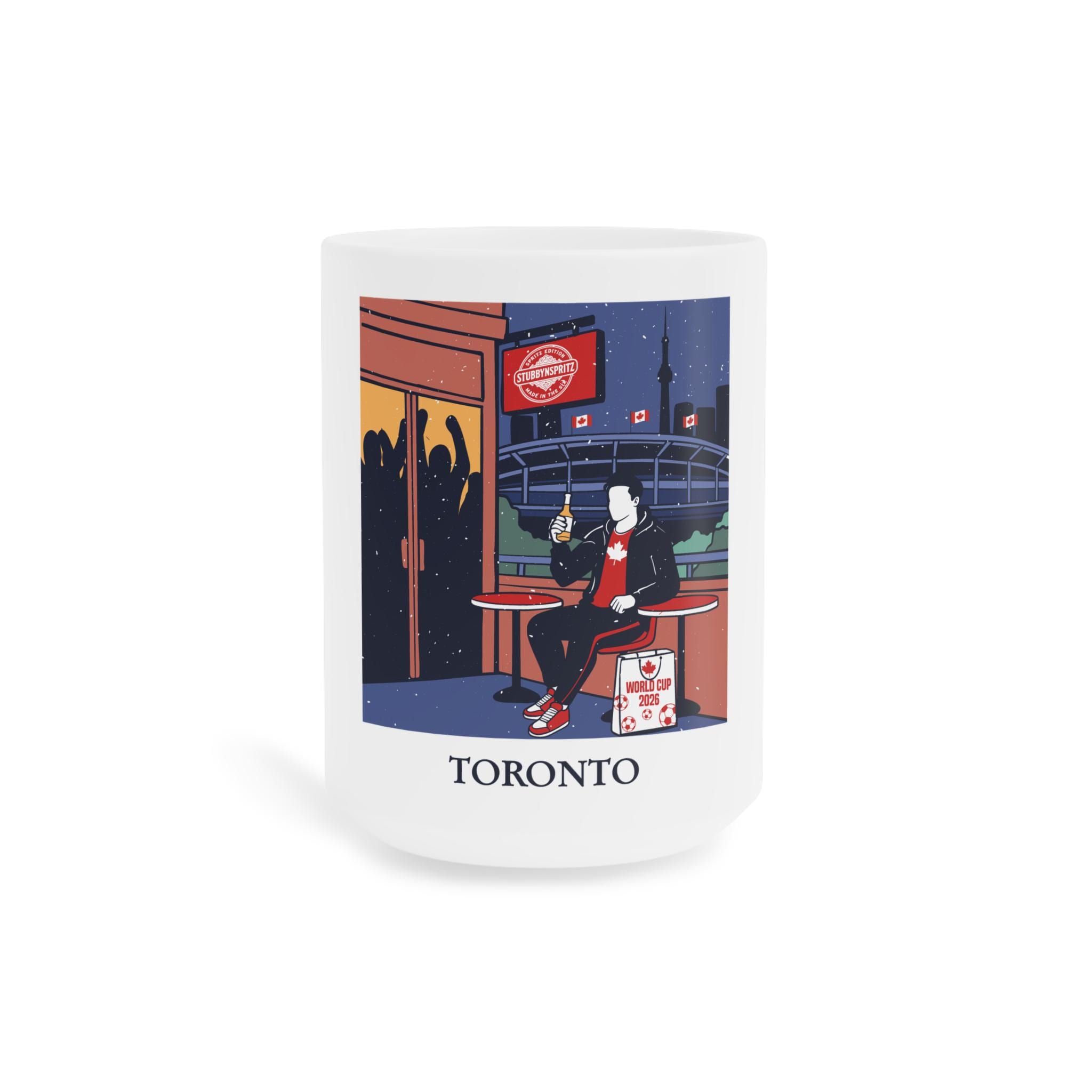 Toronto Skyline Ceramic Mug - Unique City Souvenir
