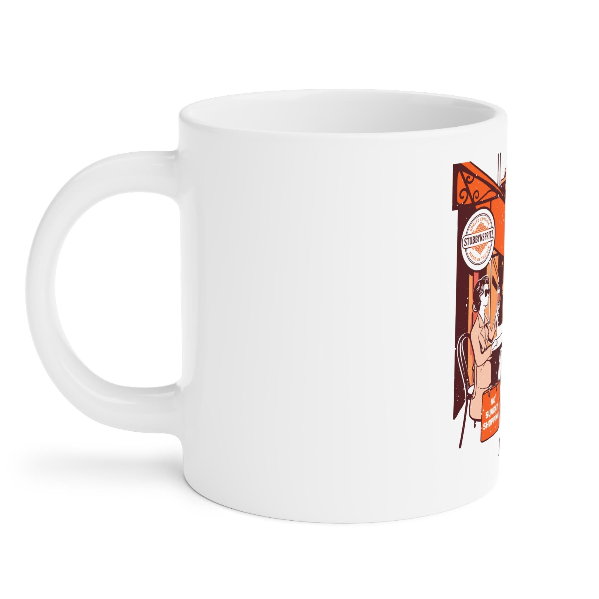 Rome Cafe Ceramic Mug: Italian Travel Souvenir