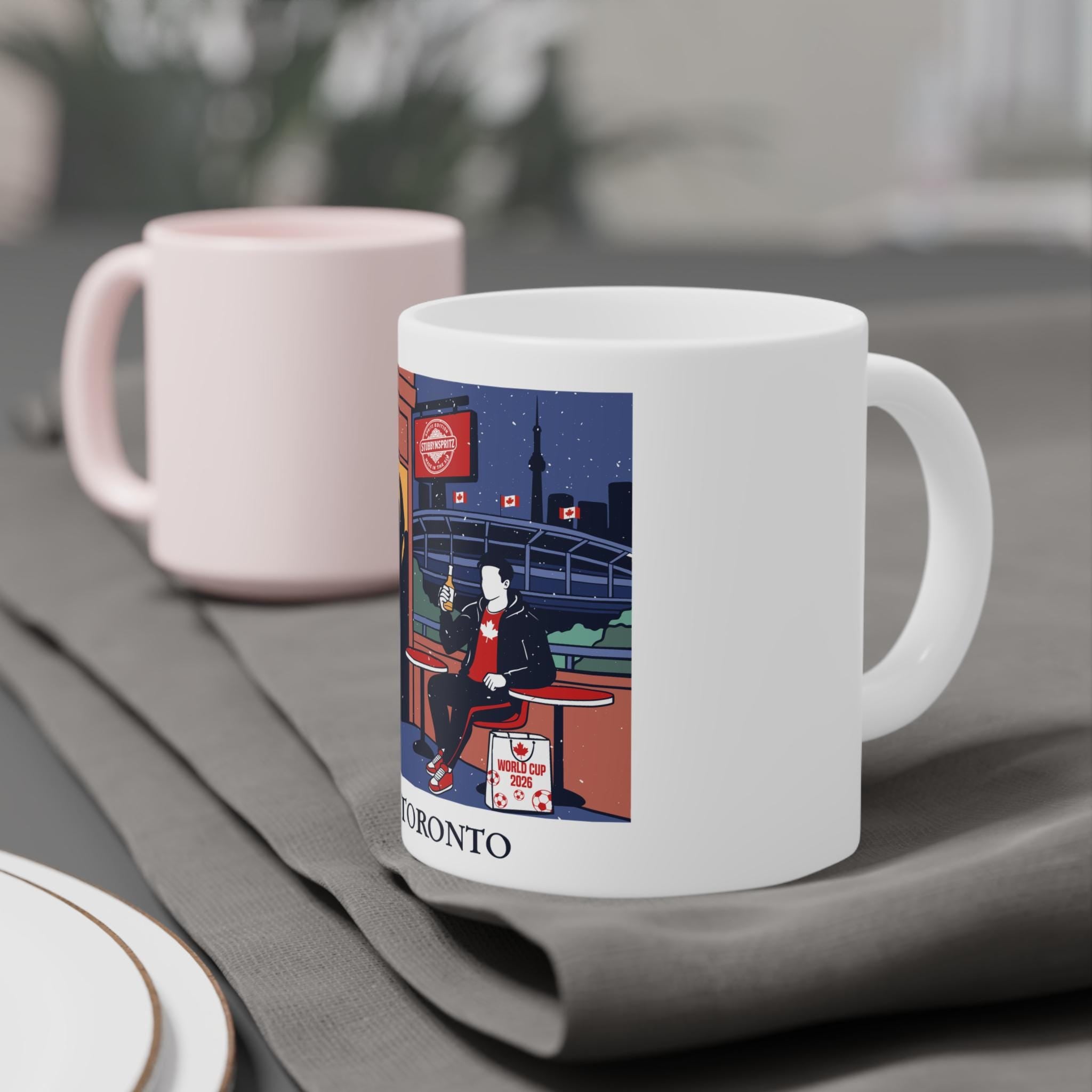 Toronto Skyline Ceramic Mug - Unique City Souvenir