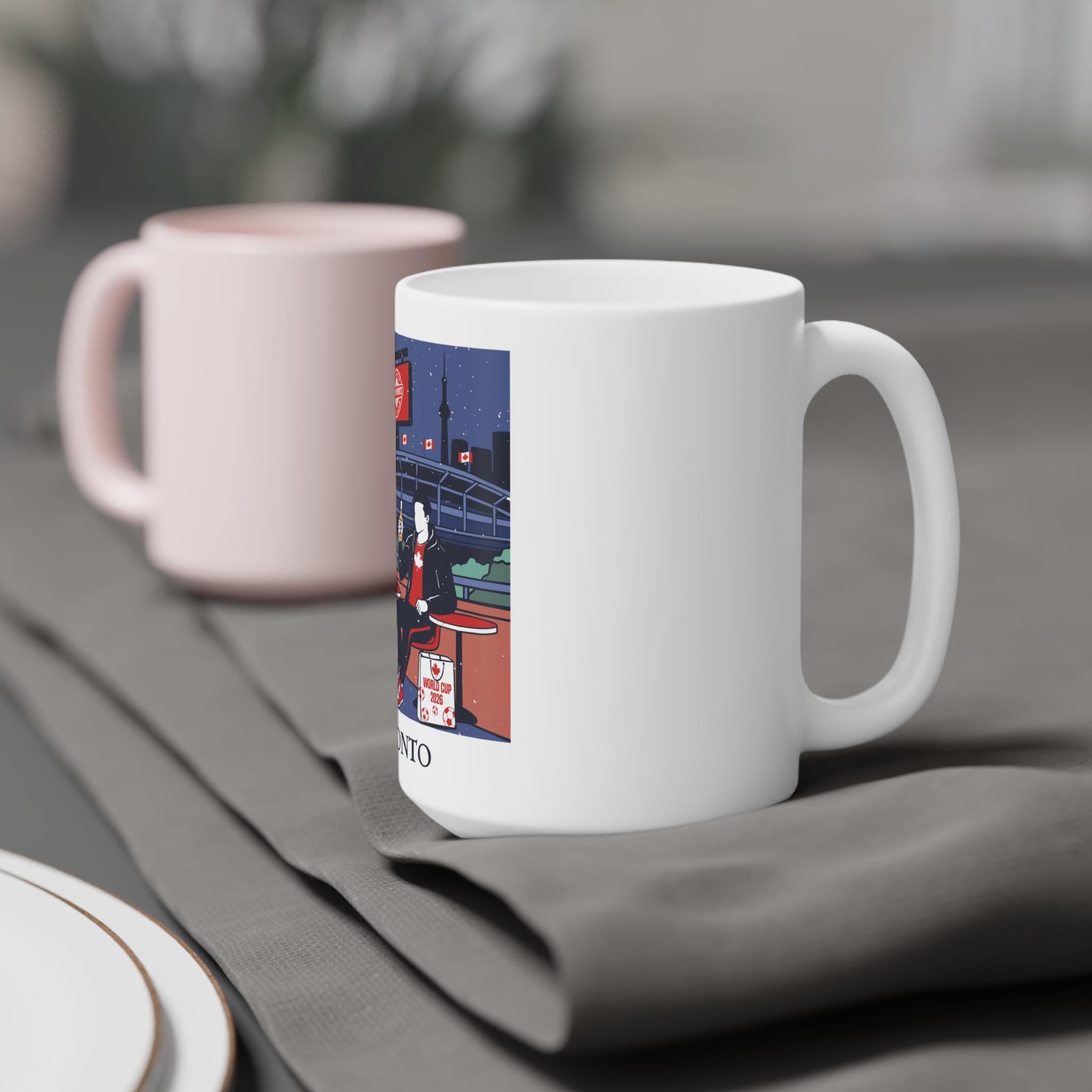 Toronto Skyline Ceramic Mug - Unique City Souvenir