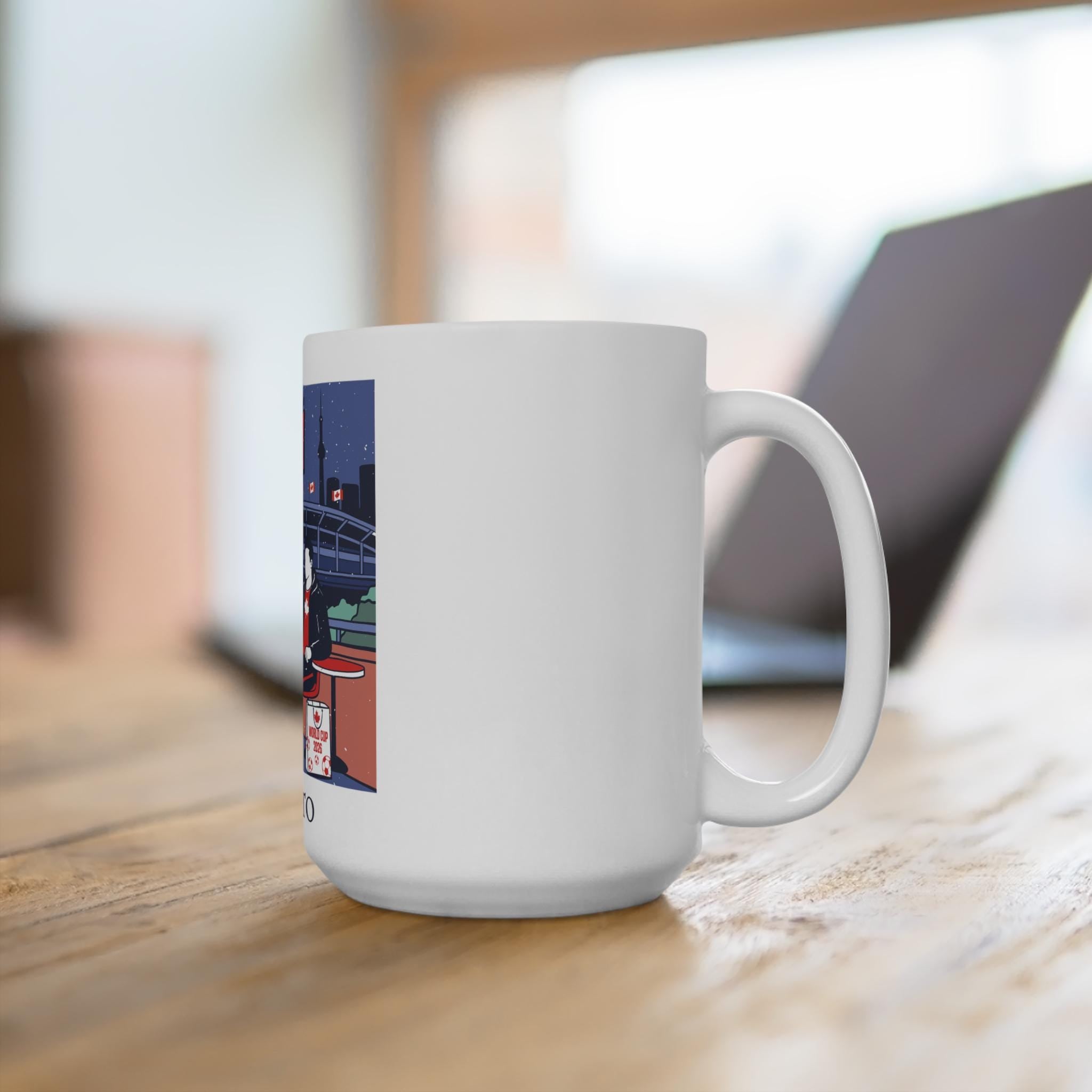 Toronto Skyline Ceramic Mug - Unique City Souvenir
