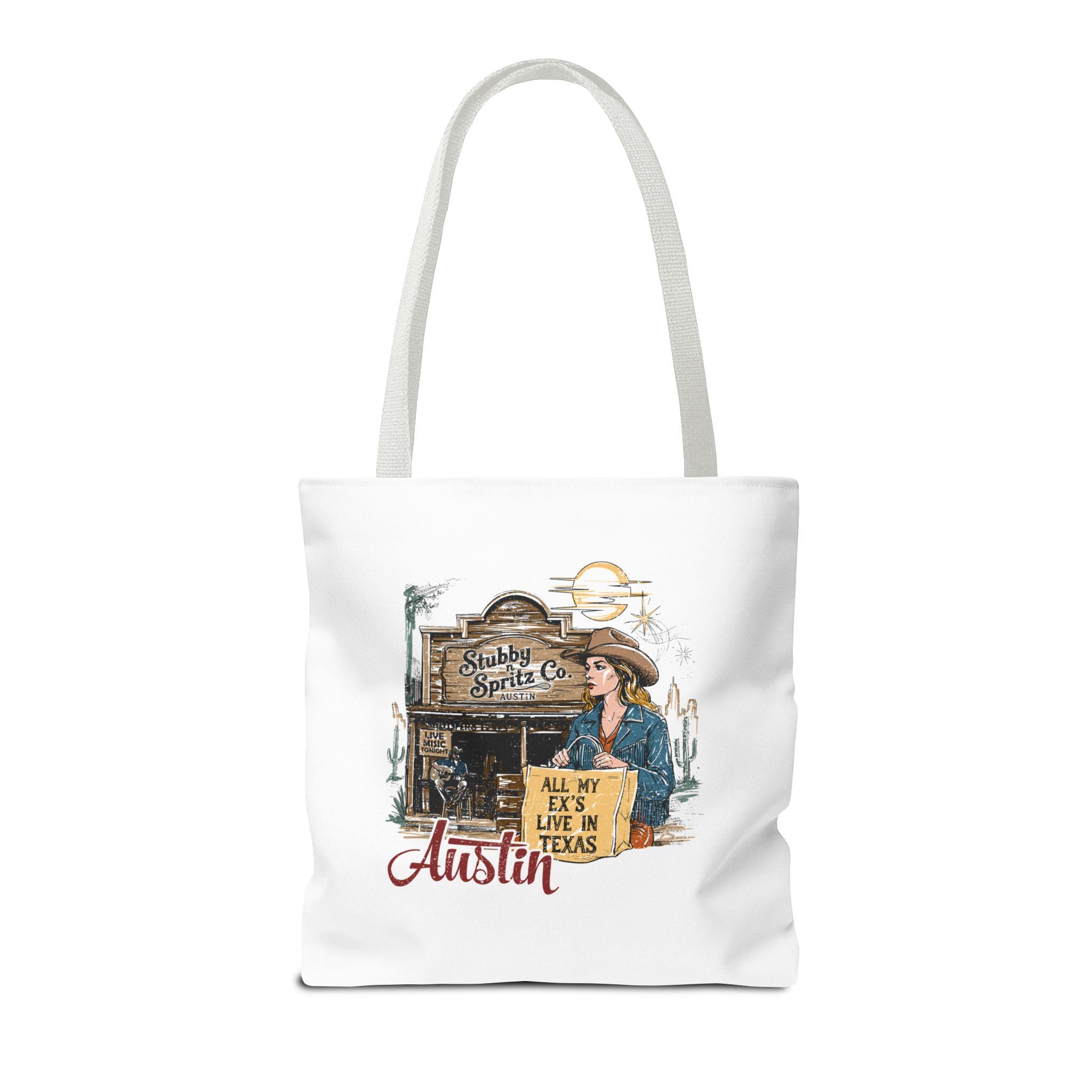 Texas Country Music Tote Bag: All My Ex's Design