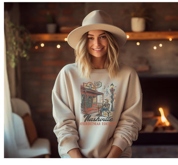Nashville Collection Limited Edition Heavy Blend Sweatshirt Unisex Crewneck For Country Music Fans
