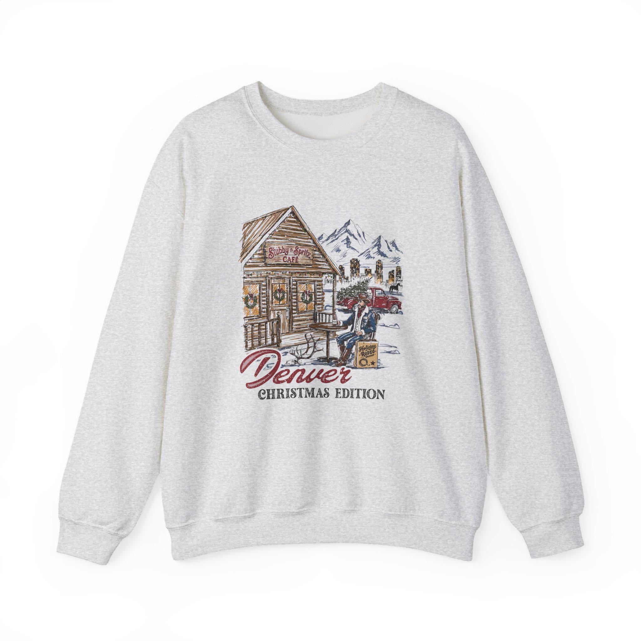 Denver Christmas Sweatshirt: Retro Ski Lodge Holiday Pullover