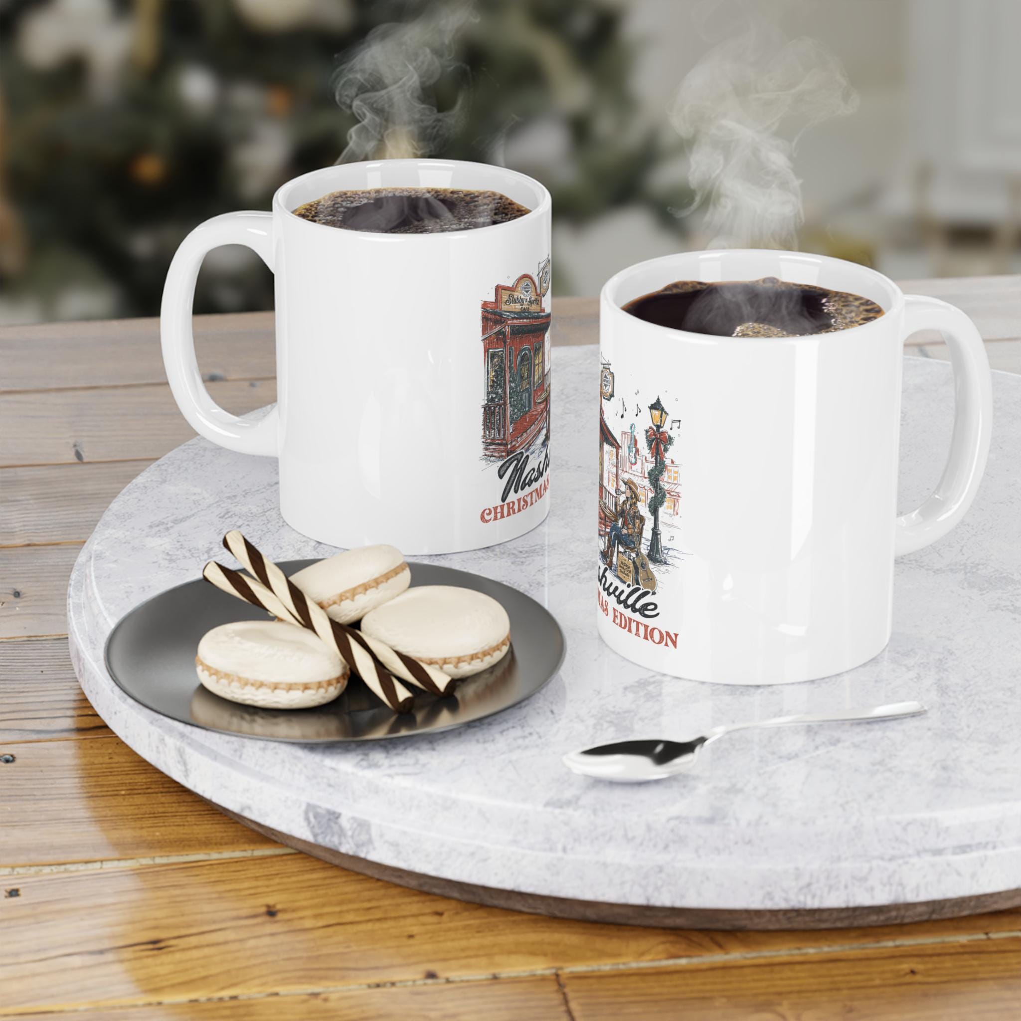 Nashville Christmas Edition Ceramic Mug