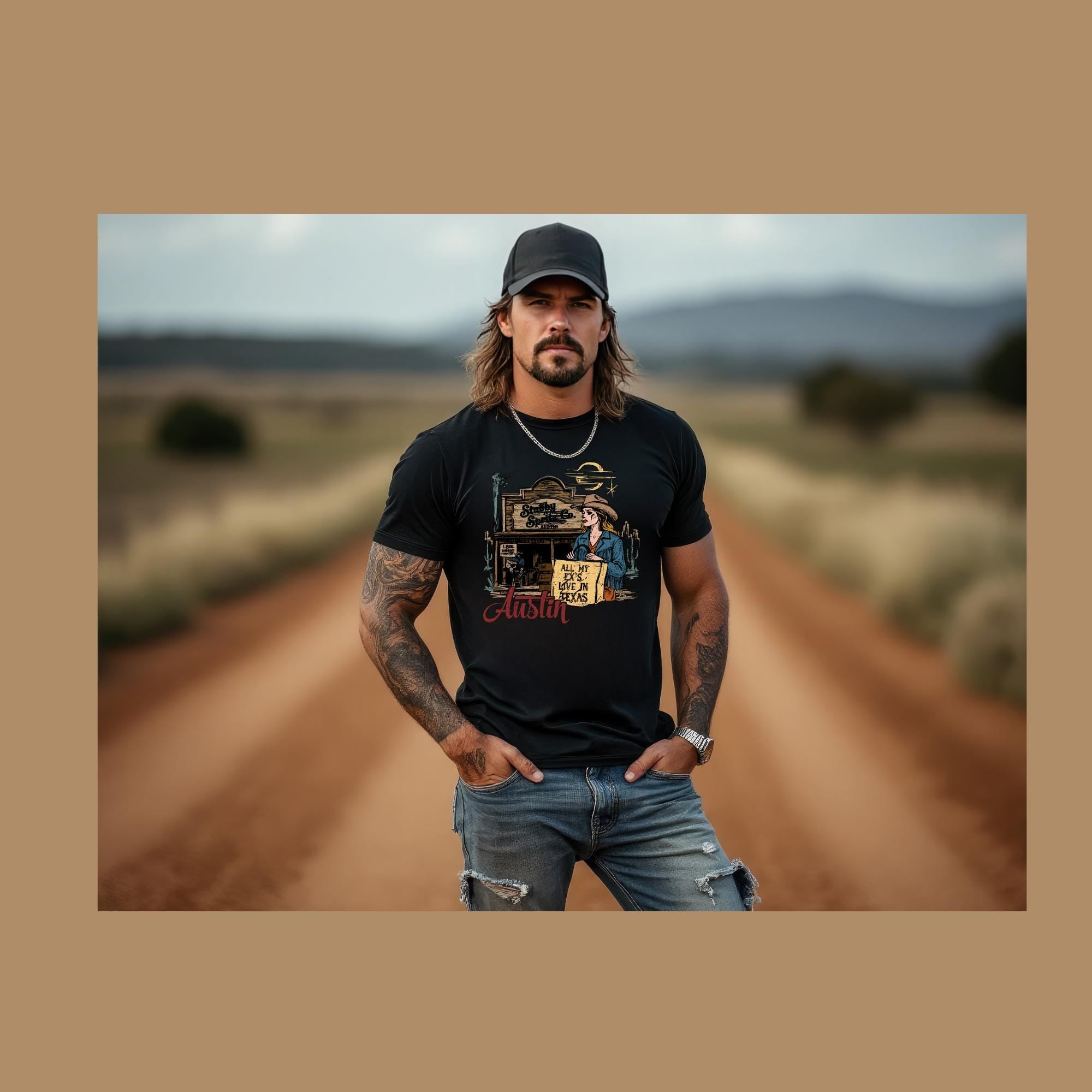 Austin Texas T-Shirt: Country Lyric Graphic Tee