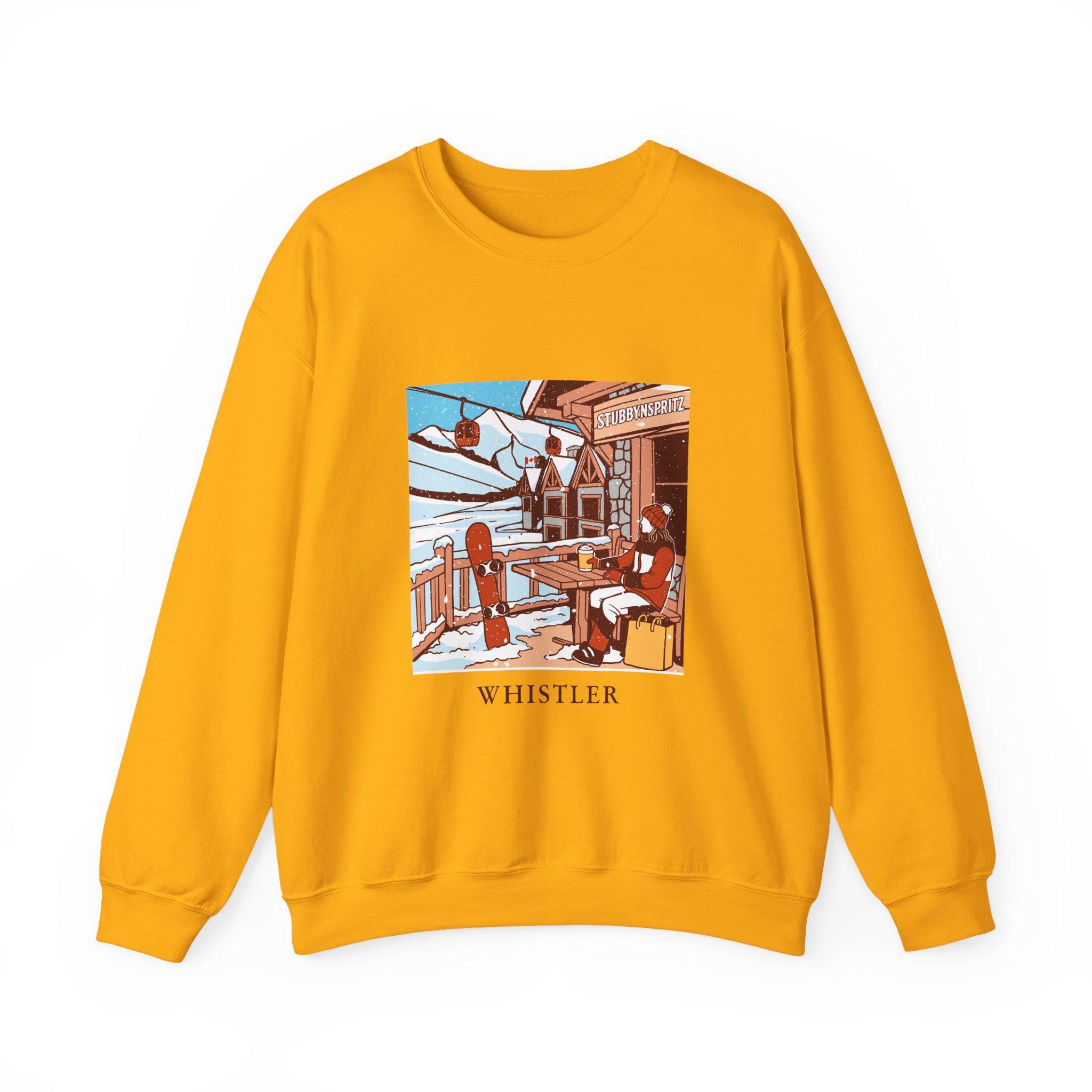 Whistler Sweatshirt: Retro Ski Lodge Pullover - Winter Style
