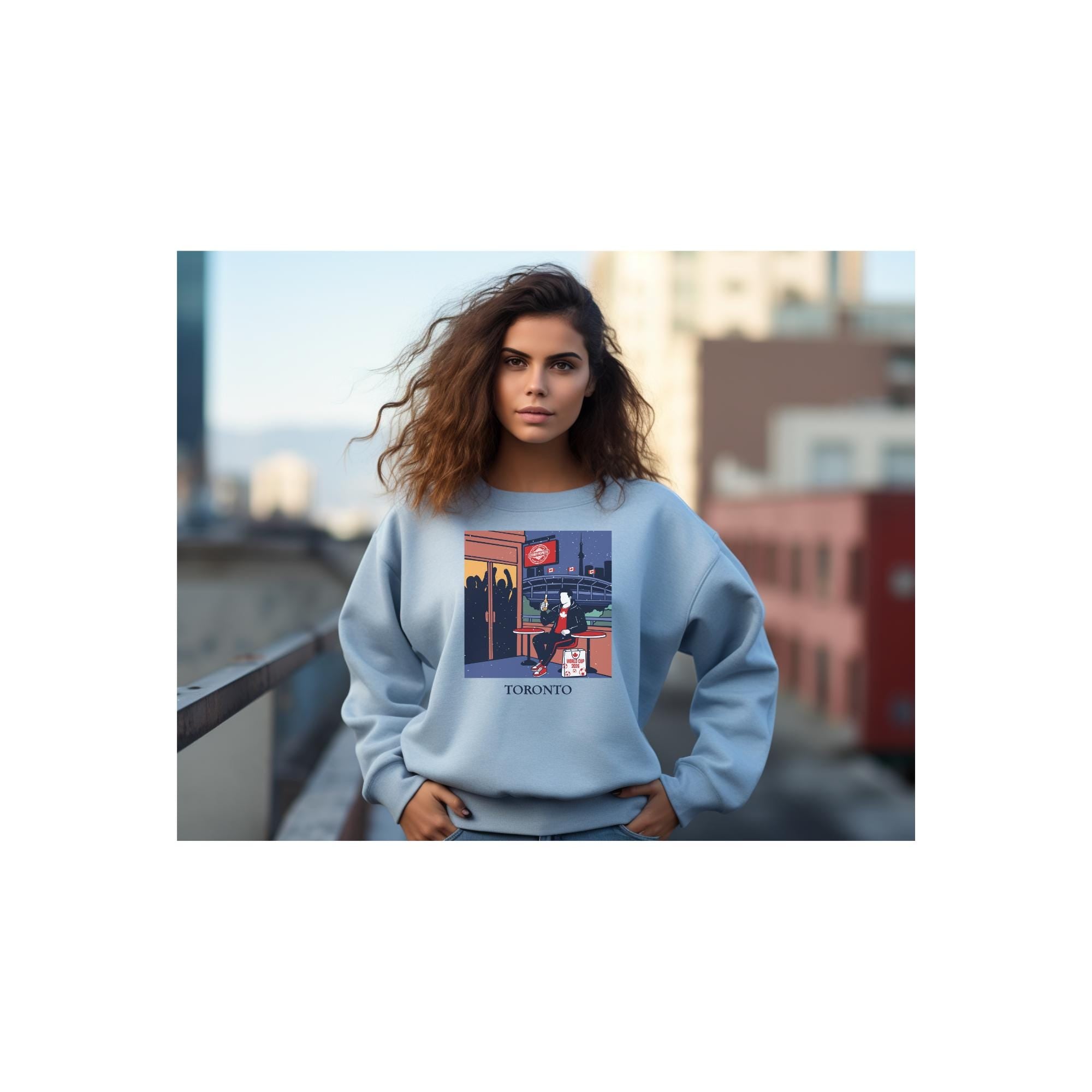 2026 World Cup Toronto Sweatshirt: Unisex Soccer Fan Apparel