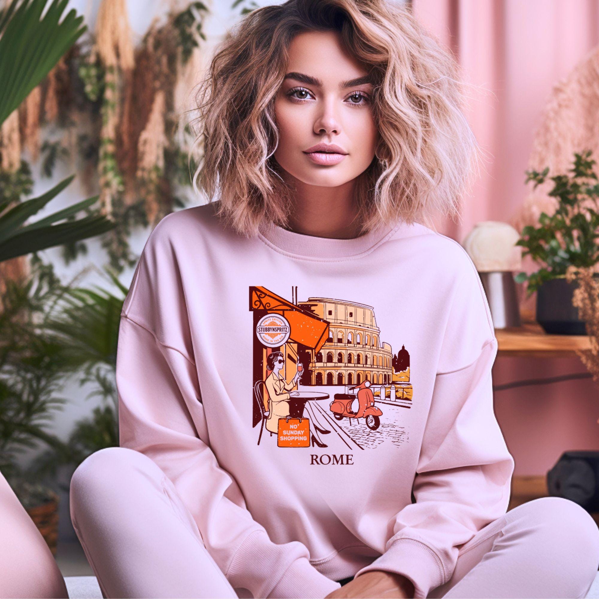 Rome Café Sweatshirt: Italian Travel Souvenir
