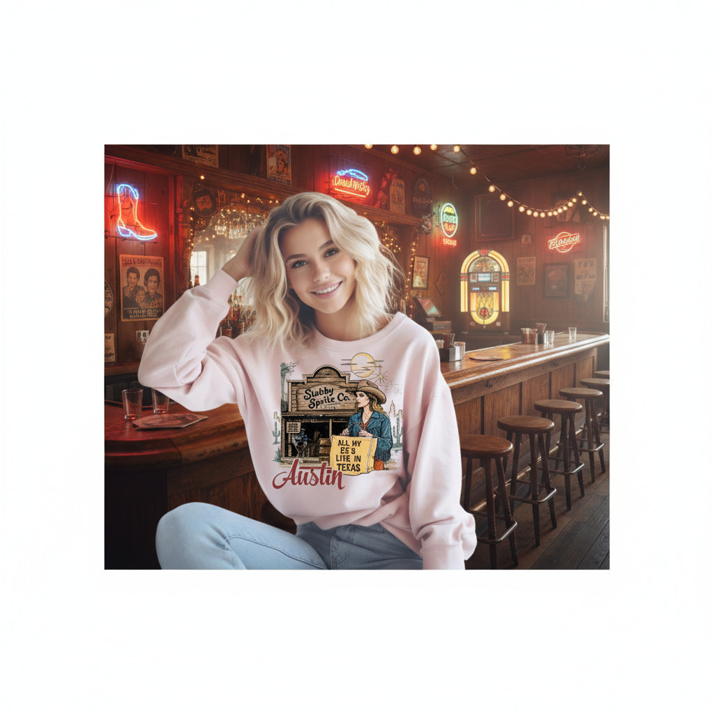 All My Ex's Live in Texas Sweatshirt - Austin Country Music Pullover