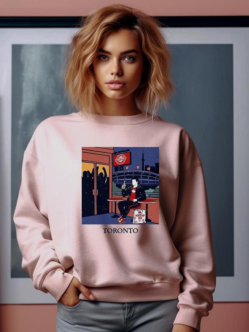 2026 World Cup Toronto Sweatshirt: Unisex Soccer Fan Apparel