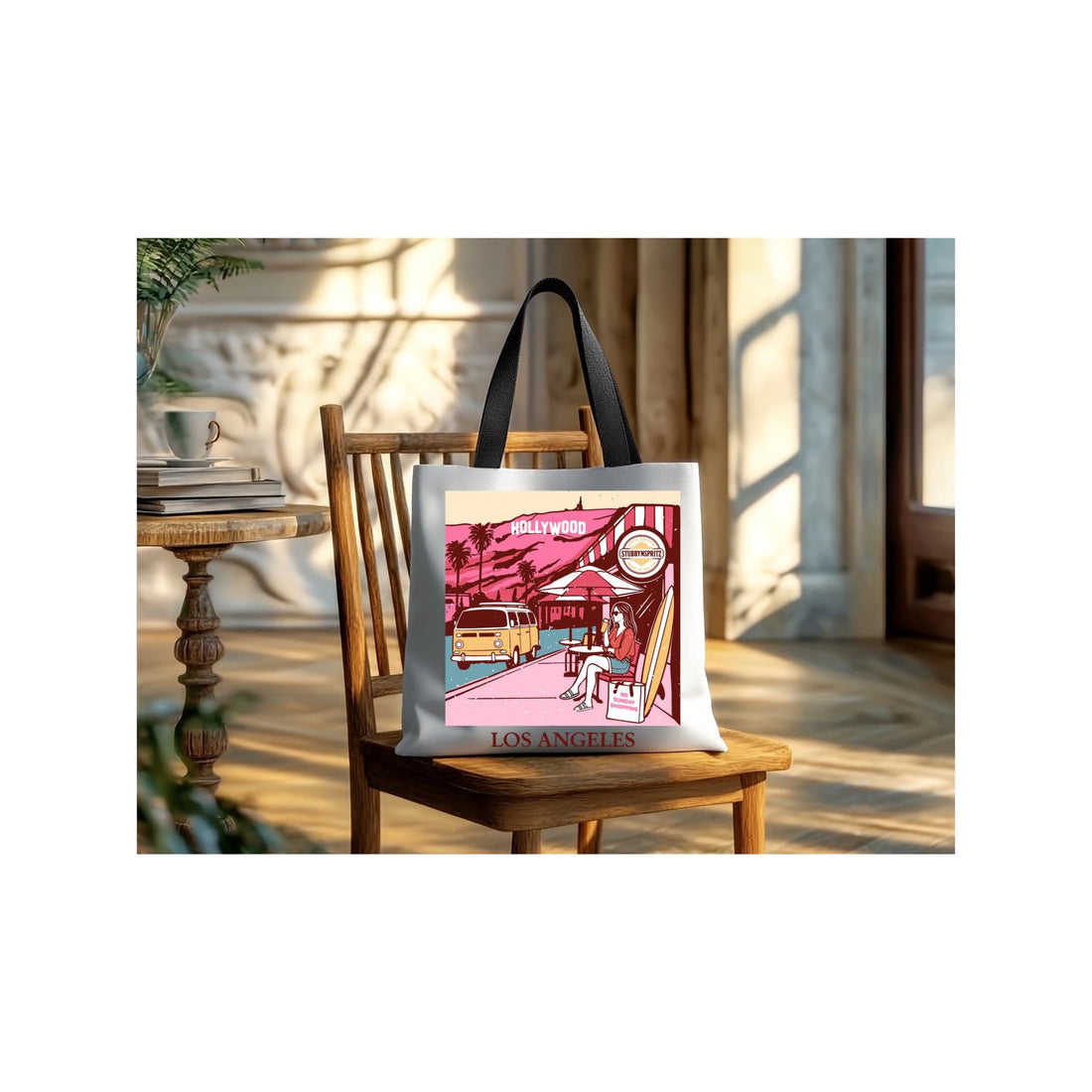 Los Angeles Graphic Tote Bag: Beach City Explorer Bag