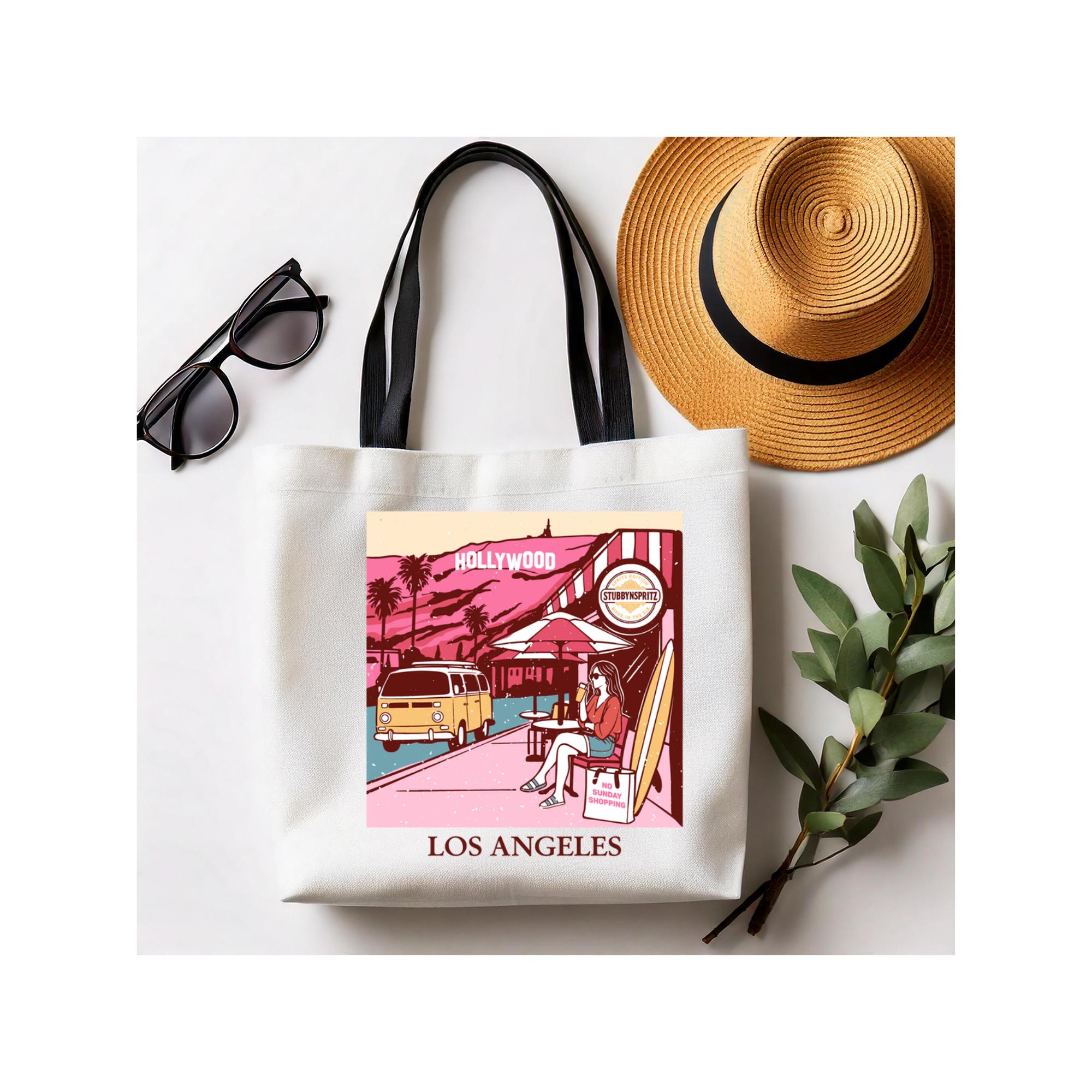 Los Angeles Graphic Tote Bag: Beach City Explorer Bag