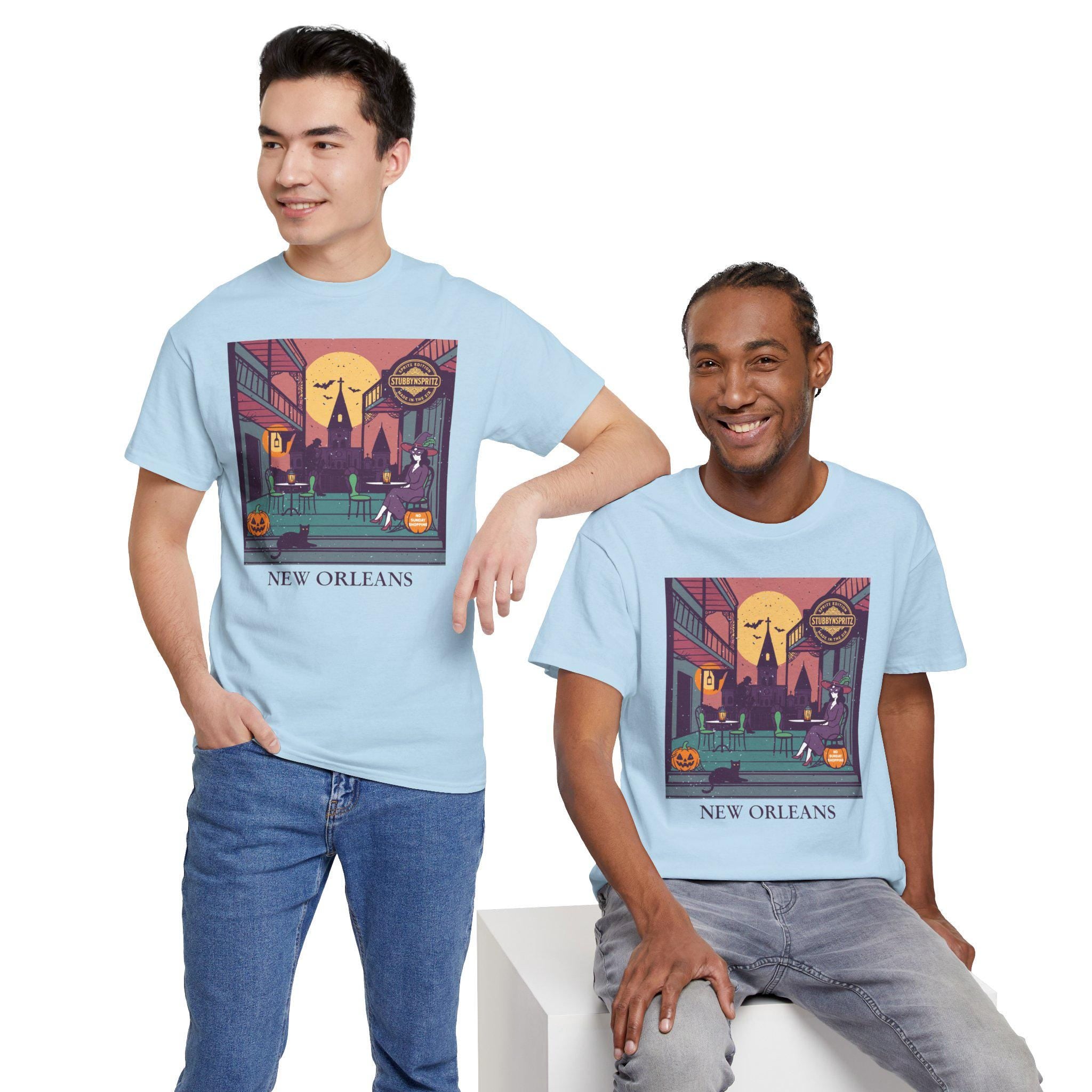 New Orleans T-Shirt Retro City Café Tee | Mens Vintage Streetwear | Casual Travel Gift