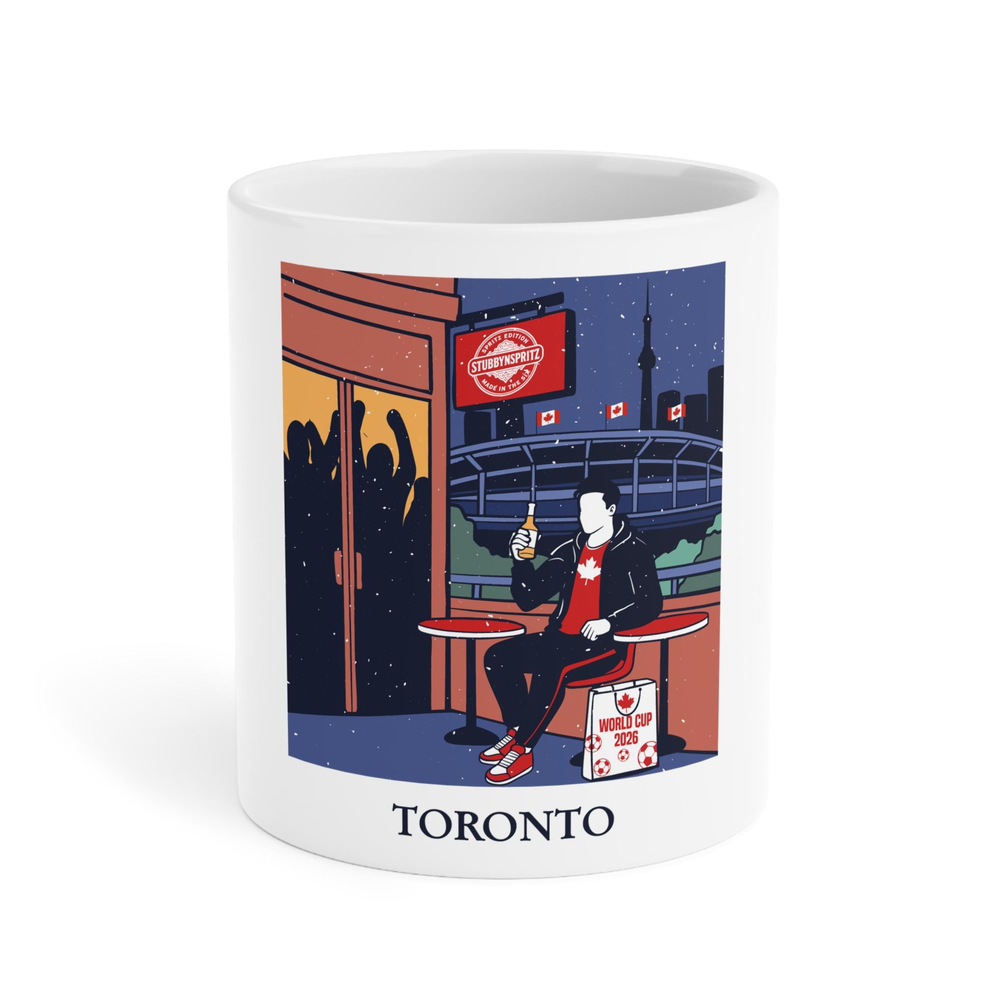 Toronto Skyline Ceramic Mug - Unique City Souvenir