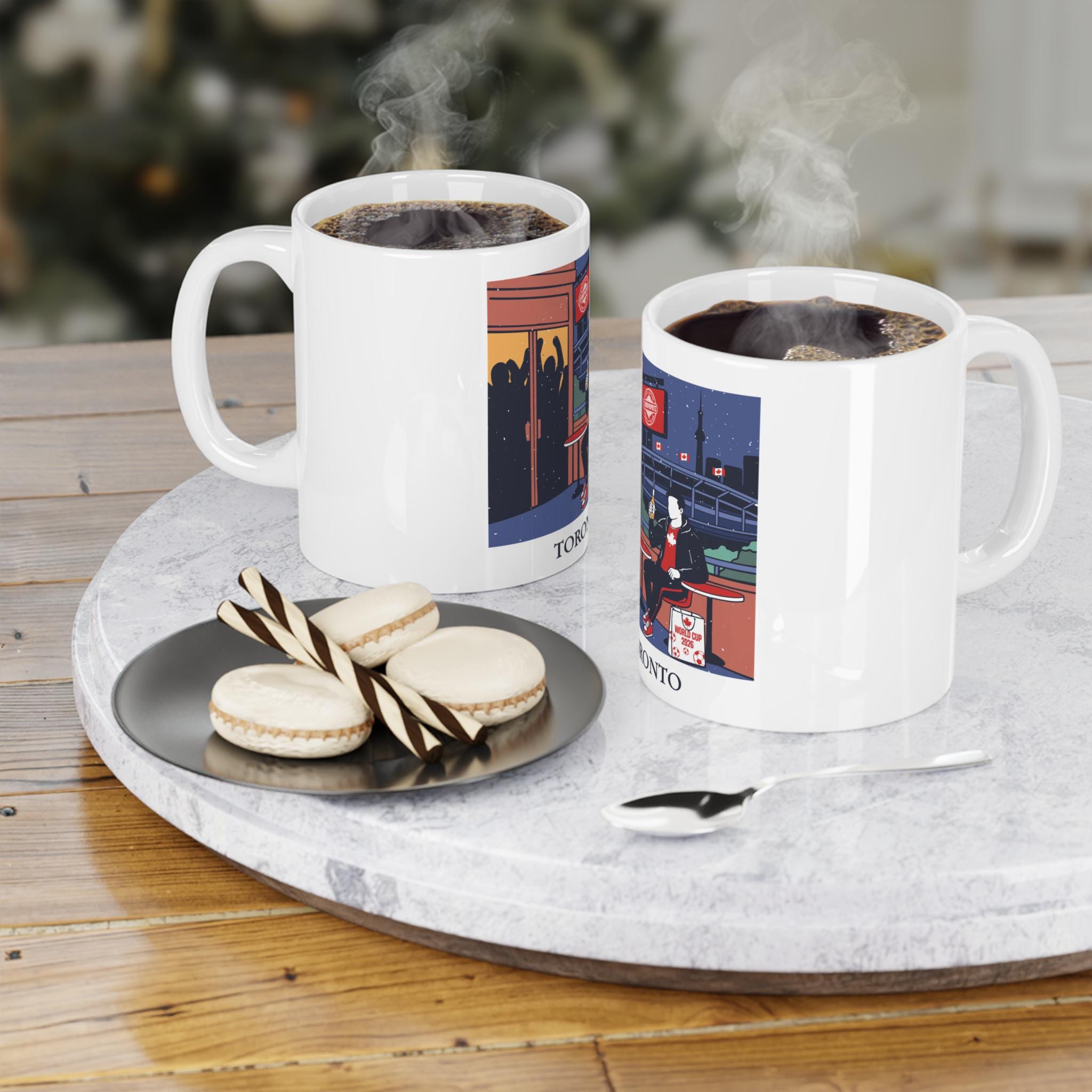 Toronto Skyline Ceramic Mug - Unique City Souvenir