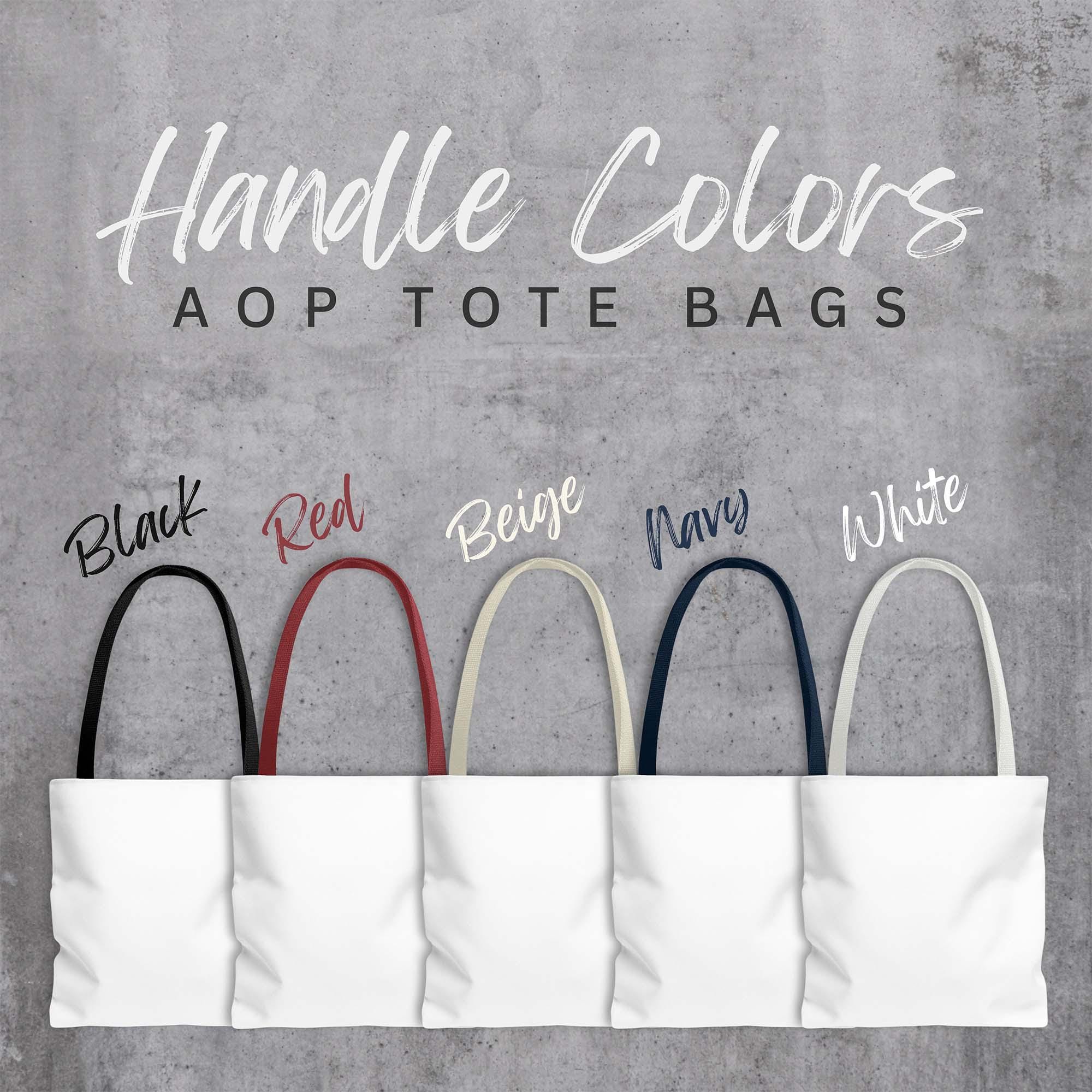 London Retro Design Tote Bag: Chic Polyester Travel Shopping Bag
