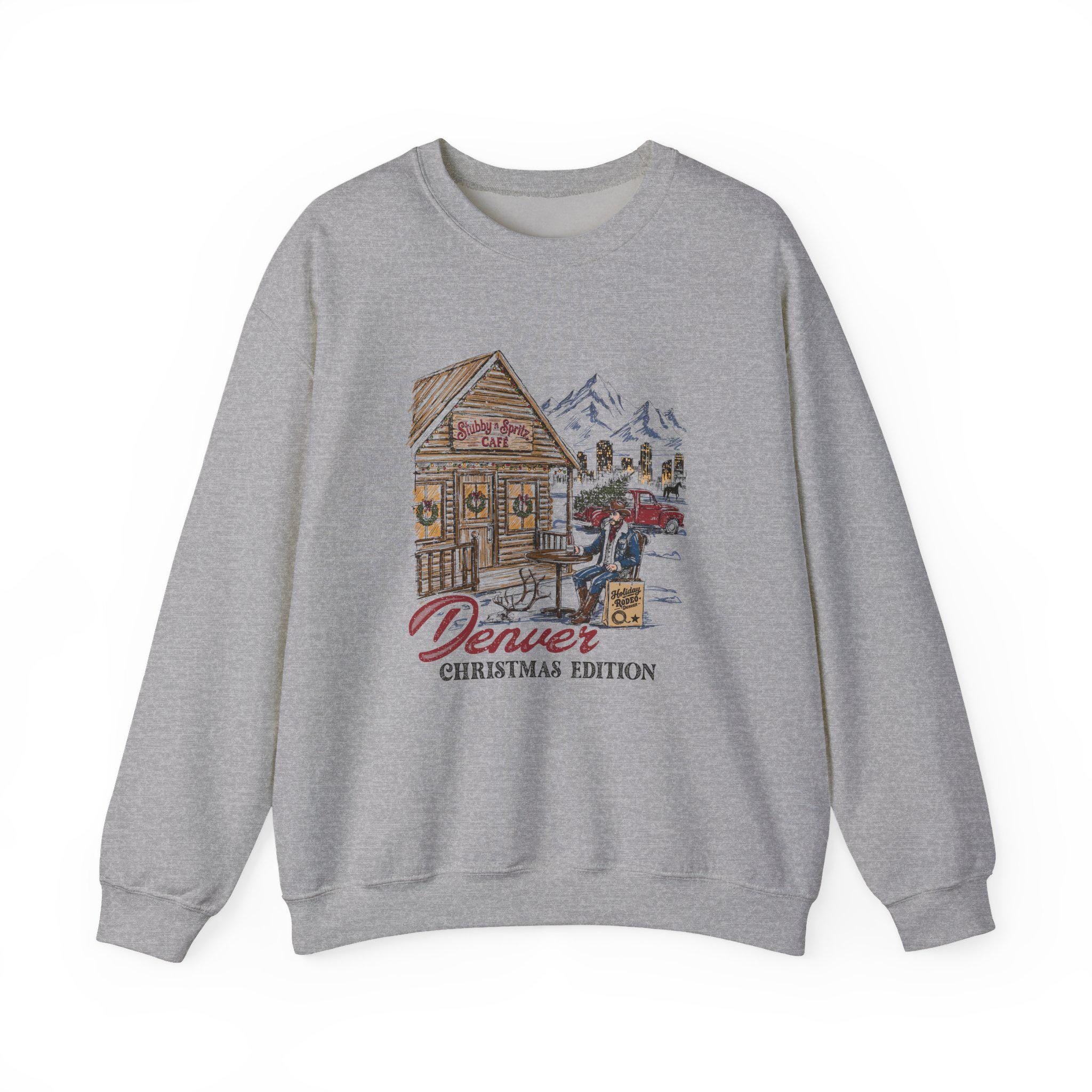 Denver Christmas Sweatshirt: Retro Ski Lodge Holiday Pullover
