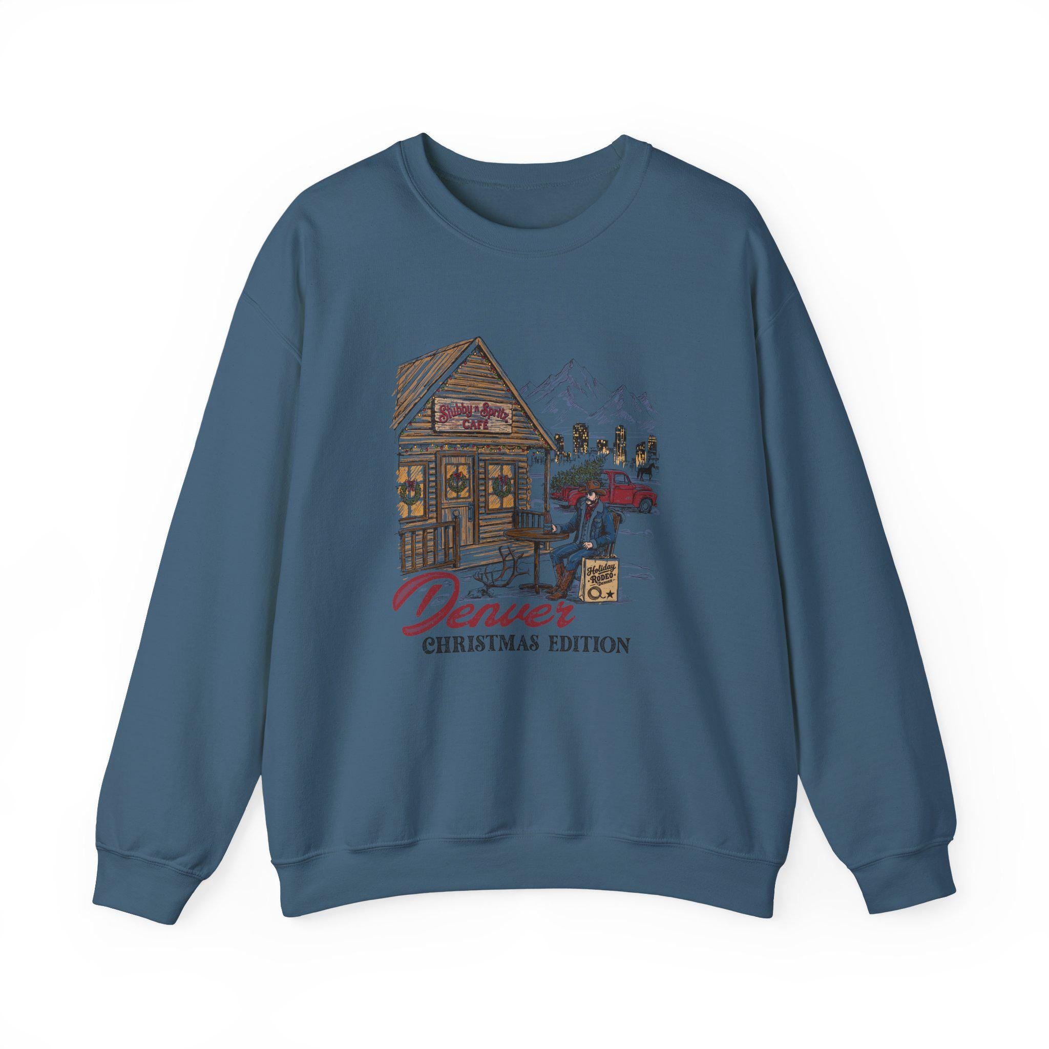 Denver Christmas Sweatshirt: Retro Ski Lodge Holiday Pullover