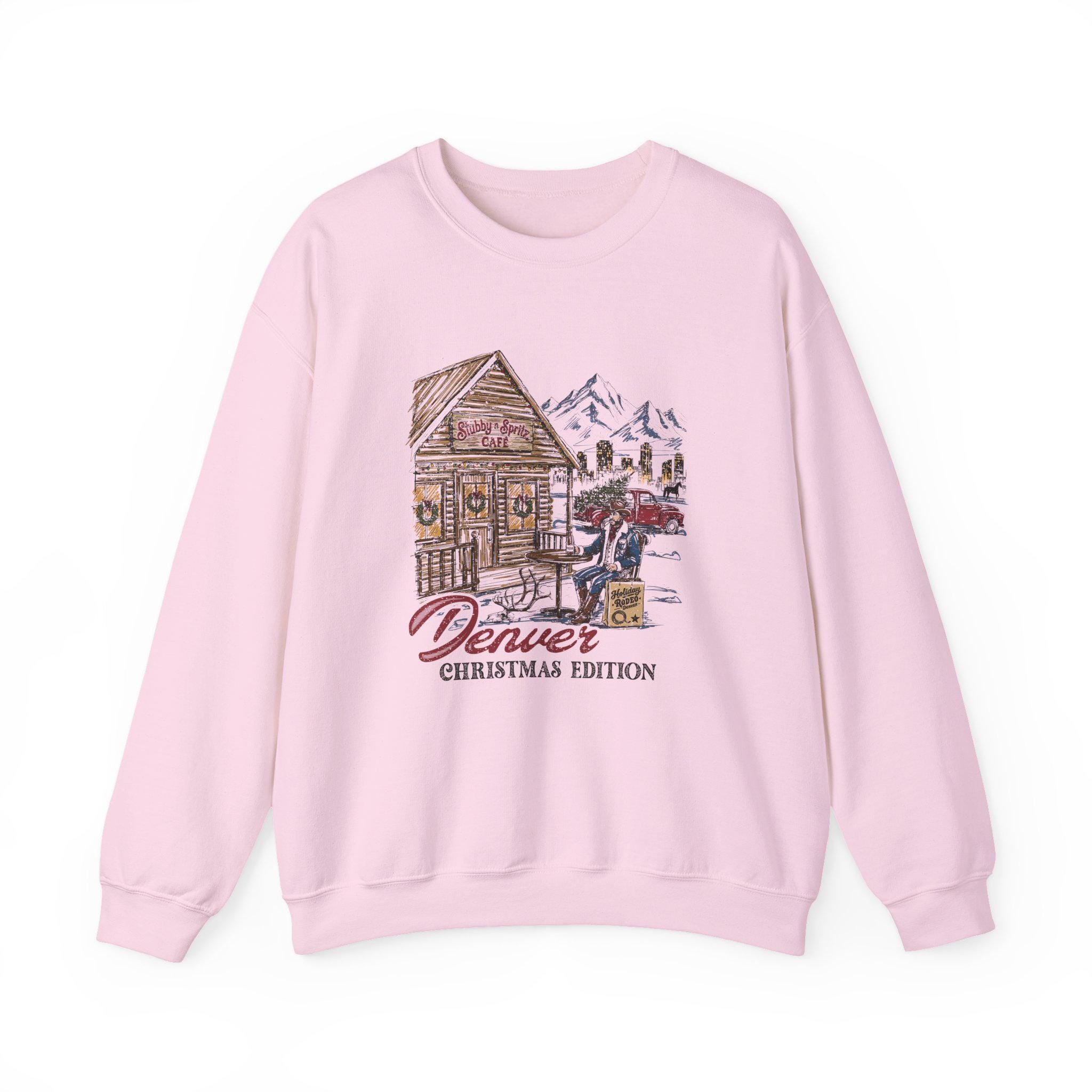 Denver Christmas Sweatshirt: Retro Ski Lodge Holiday Pullover